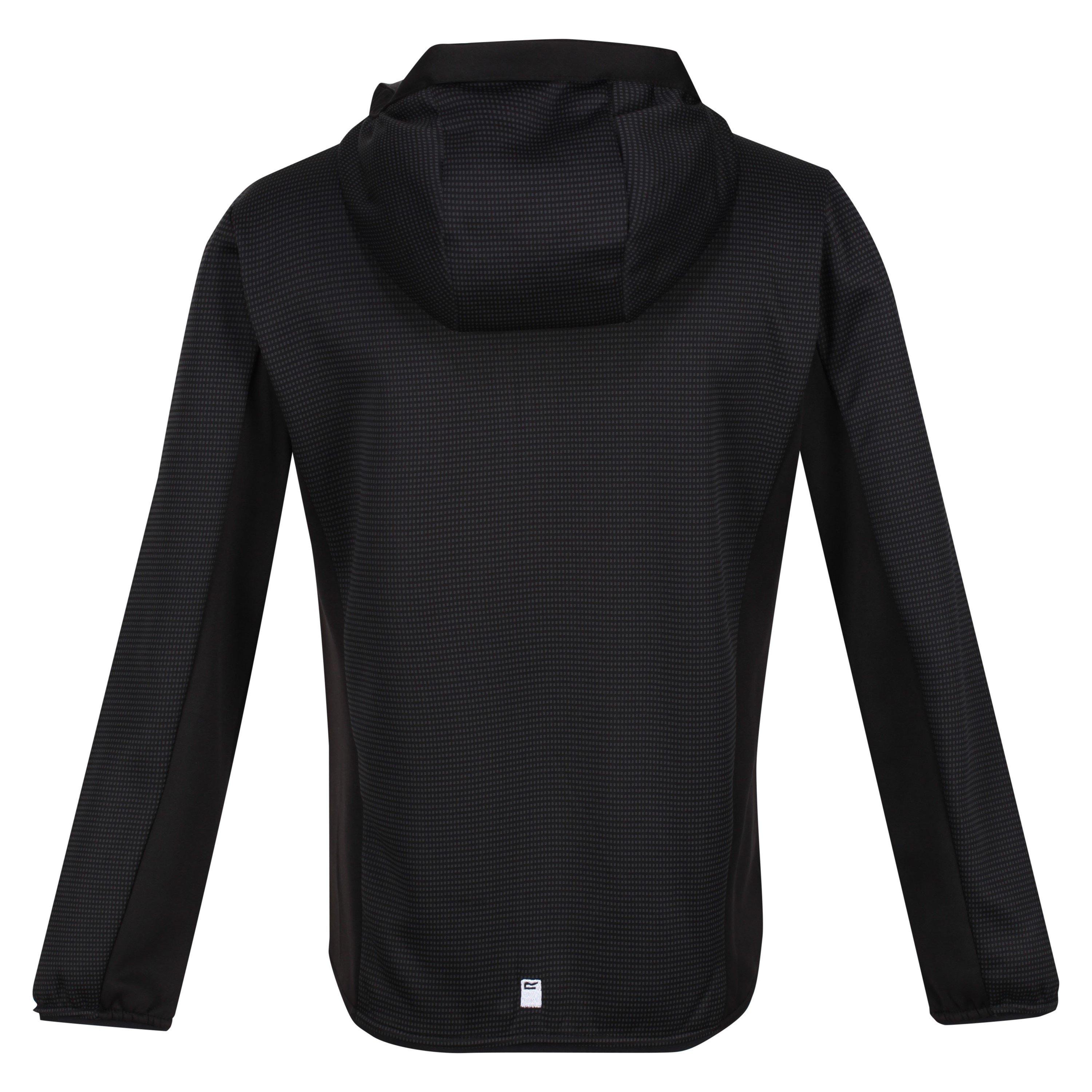 Black - Regatta - Kids' Full Zip Fleece Fabric - 2