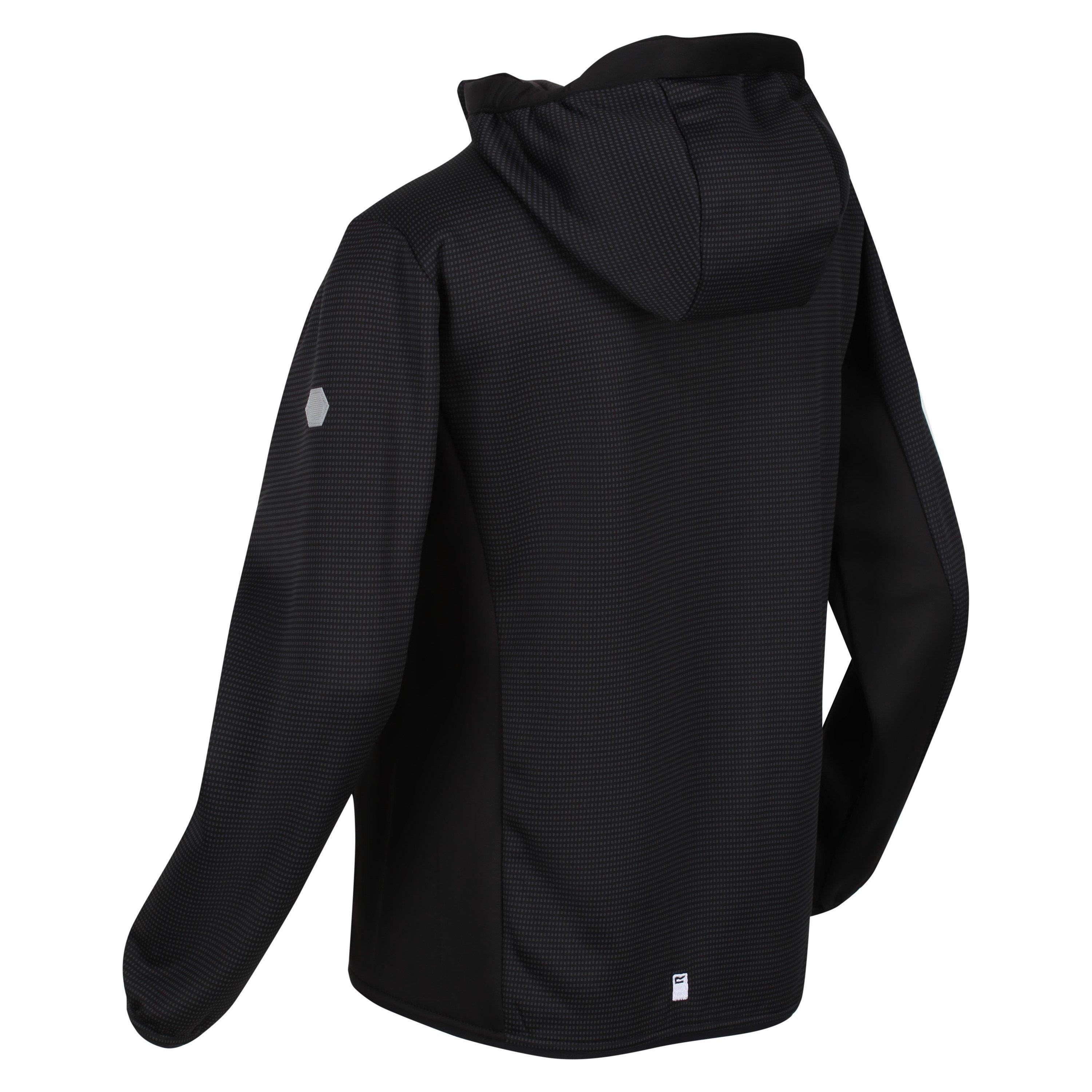 Black - Regatta - Kids' Full Zip Fleece Fabric - 4