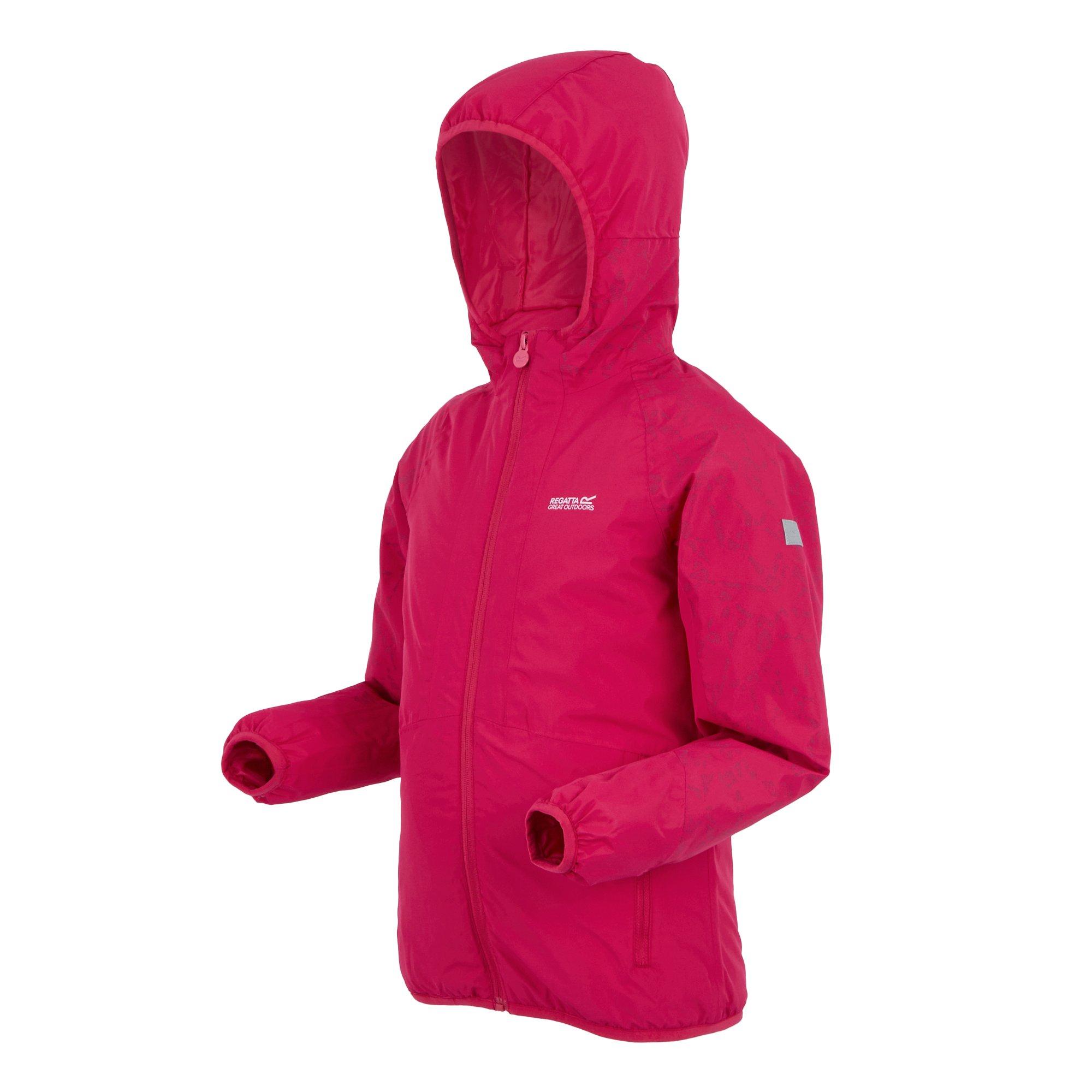 Pink Potion - Regatta - Unisex Kids' Volcanic Water-Repellent Breathable Softshell Jacket - 3