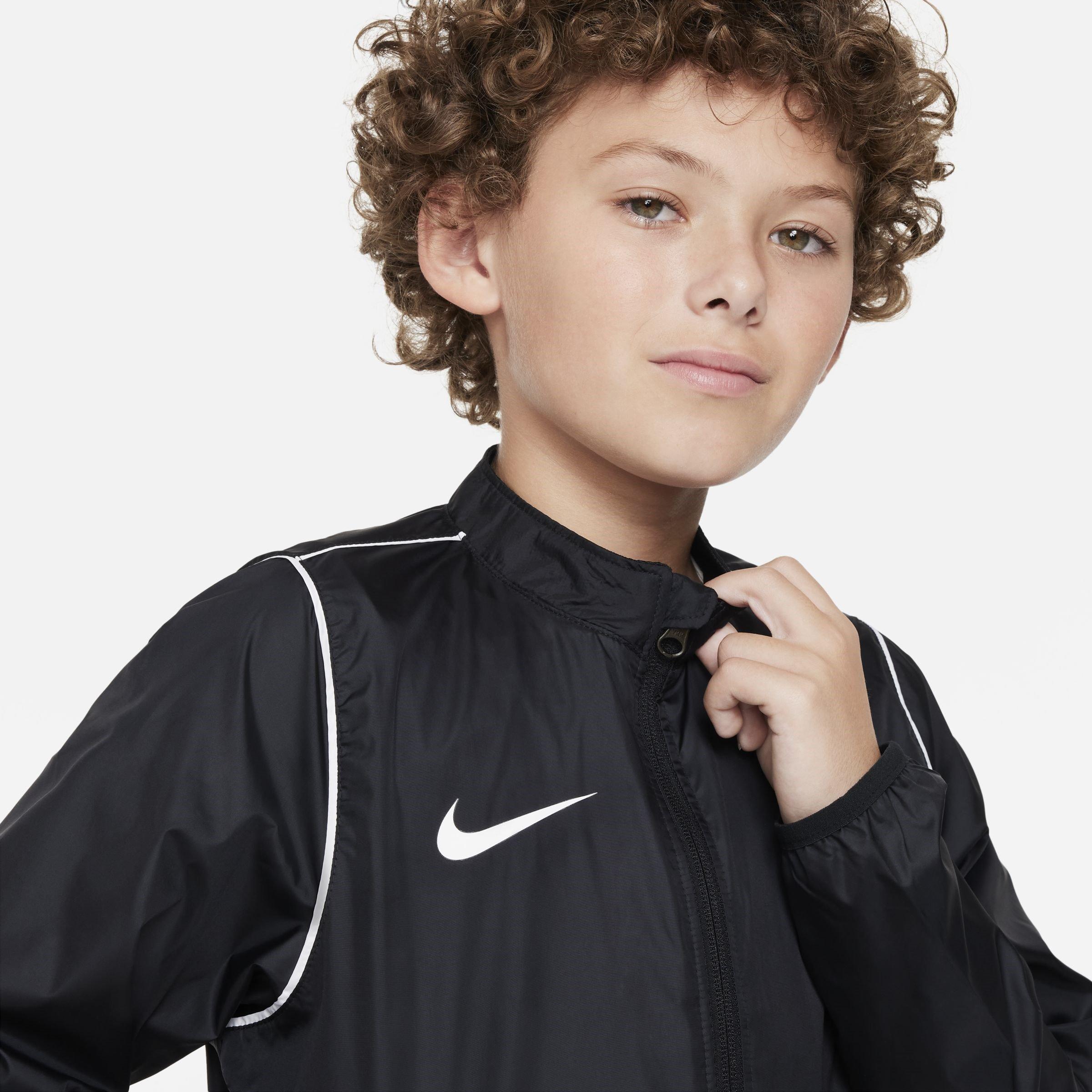 Black/White/Whi - Nike - Repel Park20 Kids' Soccer Jacket - 3