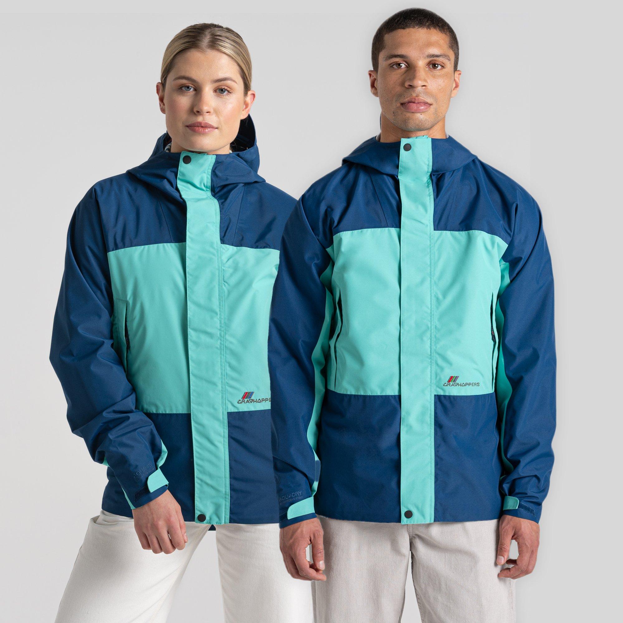 Craghoppers Men's Dustin Waterproof Jacket - Posbluocngrn - X Small