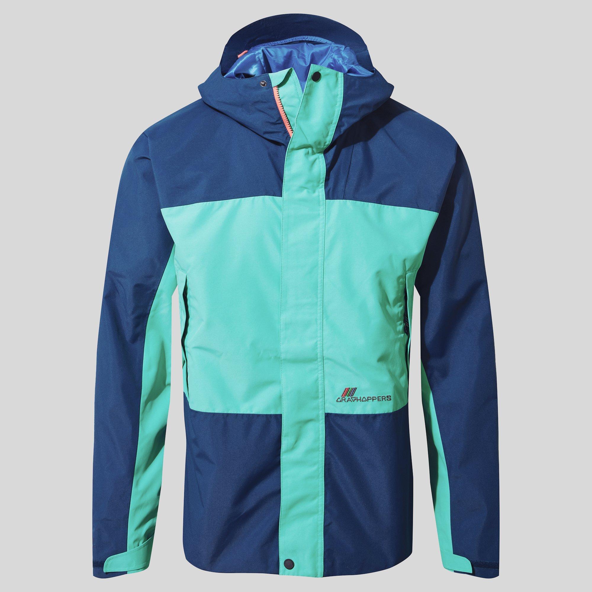 PosBluOcnGrn - Craghoppers - Men&#x27;s Crag Dustin Waterproof Jacket - 16