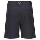 Gris phoque - Regatta - pleat-detail belted knee-length shorts Nero - 5
