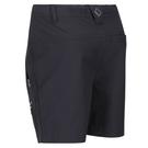 Gris phoque - Regatta - pleat-detail belted knee-length shorts Nero - 4