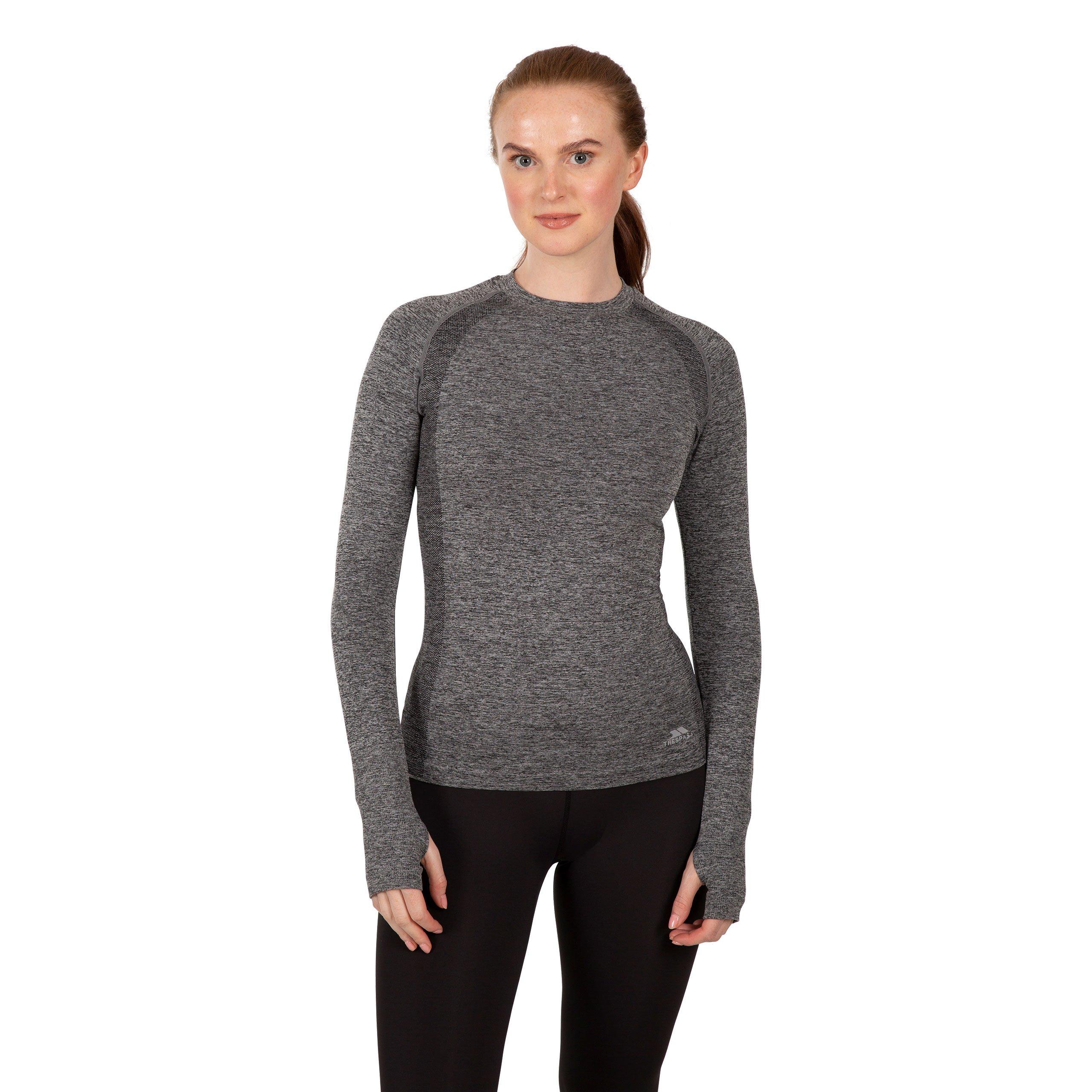 Marl Nero - Trespass - Welina Long-Sleeve Performance T-Shirt - 3