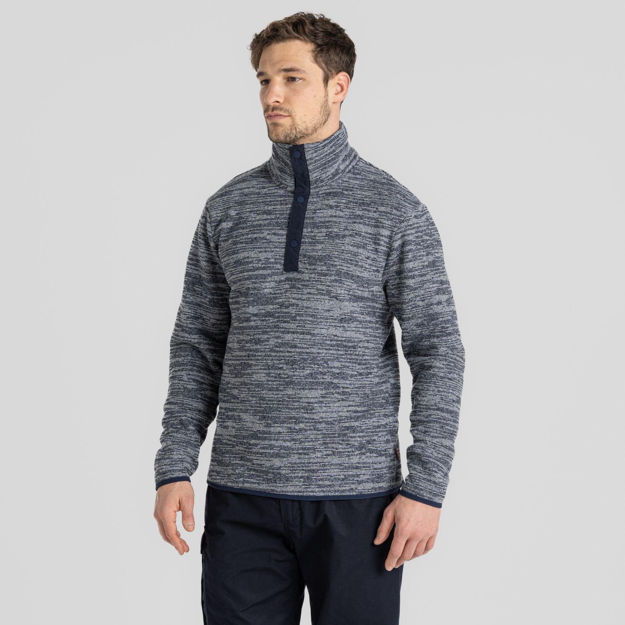 Blue Navy Ml - Craghoppers - Men's Crag Finnian 1/4 Zip Fleece - 1