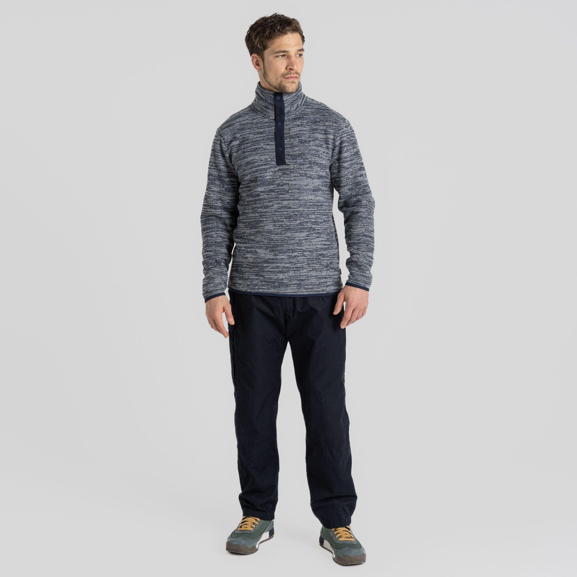 Blauwe Marine Ml - Craghoppers - Men's Crag Finnian quarter Zip Fleece - 3
