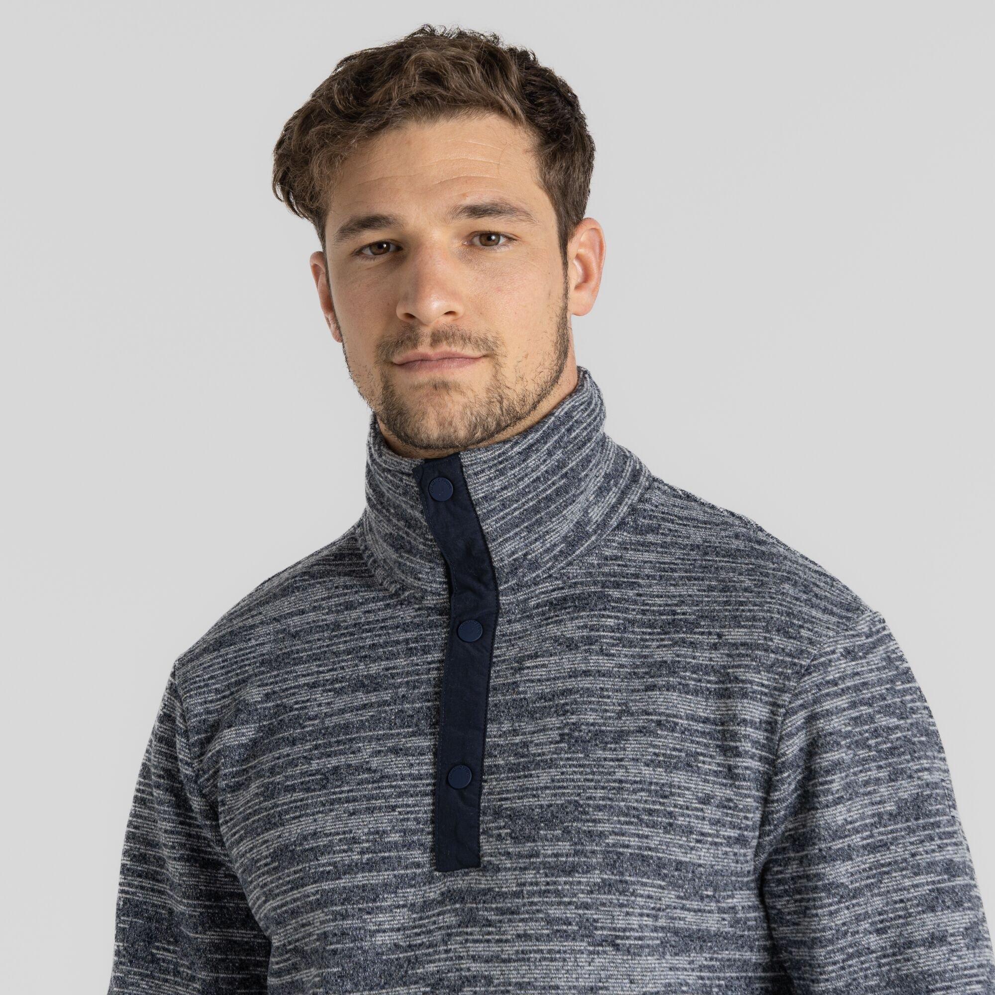 Blauwe Marine Ml - Craghoppers - Men's Crag Finnian quarter Zip Fleece - 4