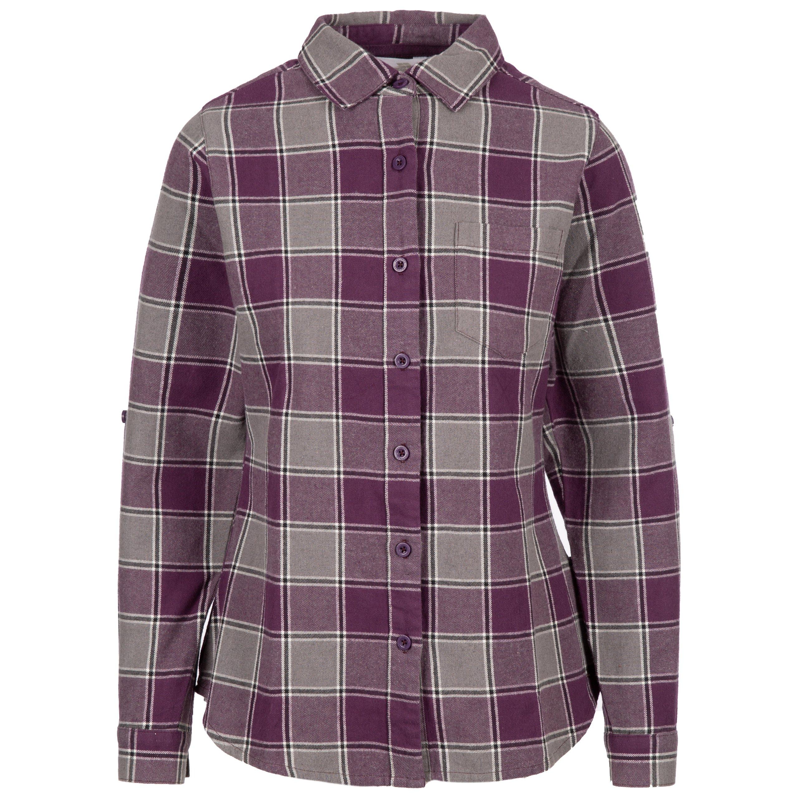 Donker Mauve - Trespass - Women's Mindy Long Sleeve Shirt - 1