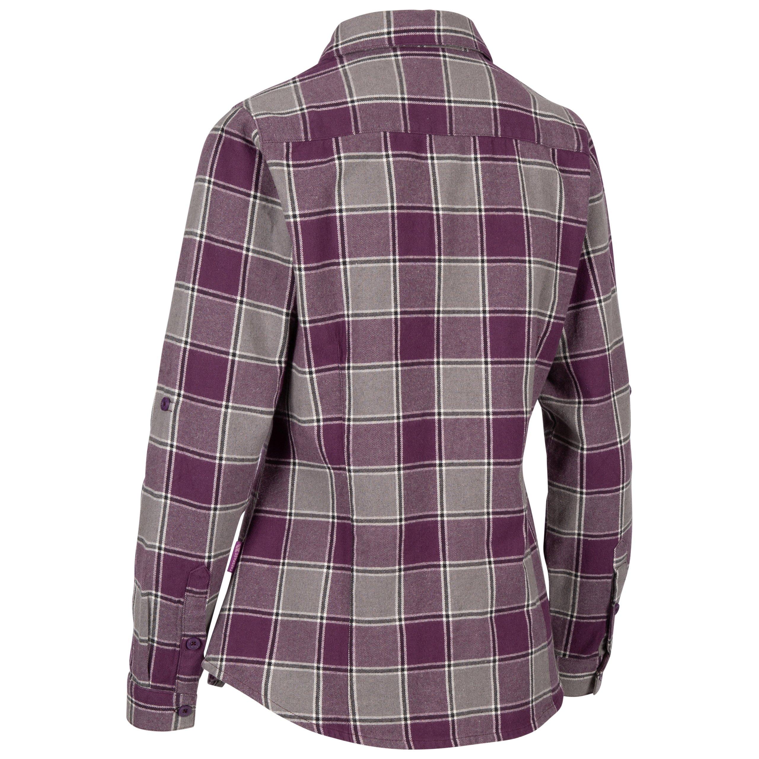 Dunkles Malve - Trespass - Mindy Long Sleeve Shirt - 4