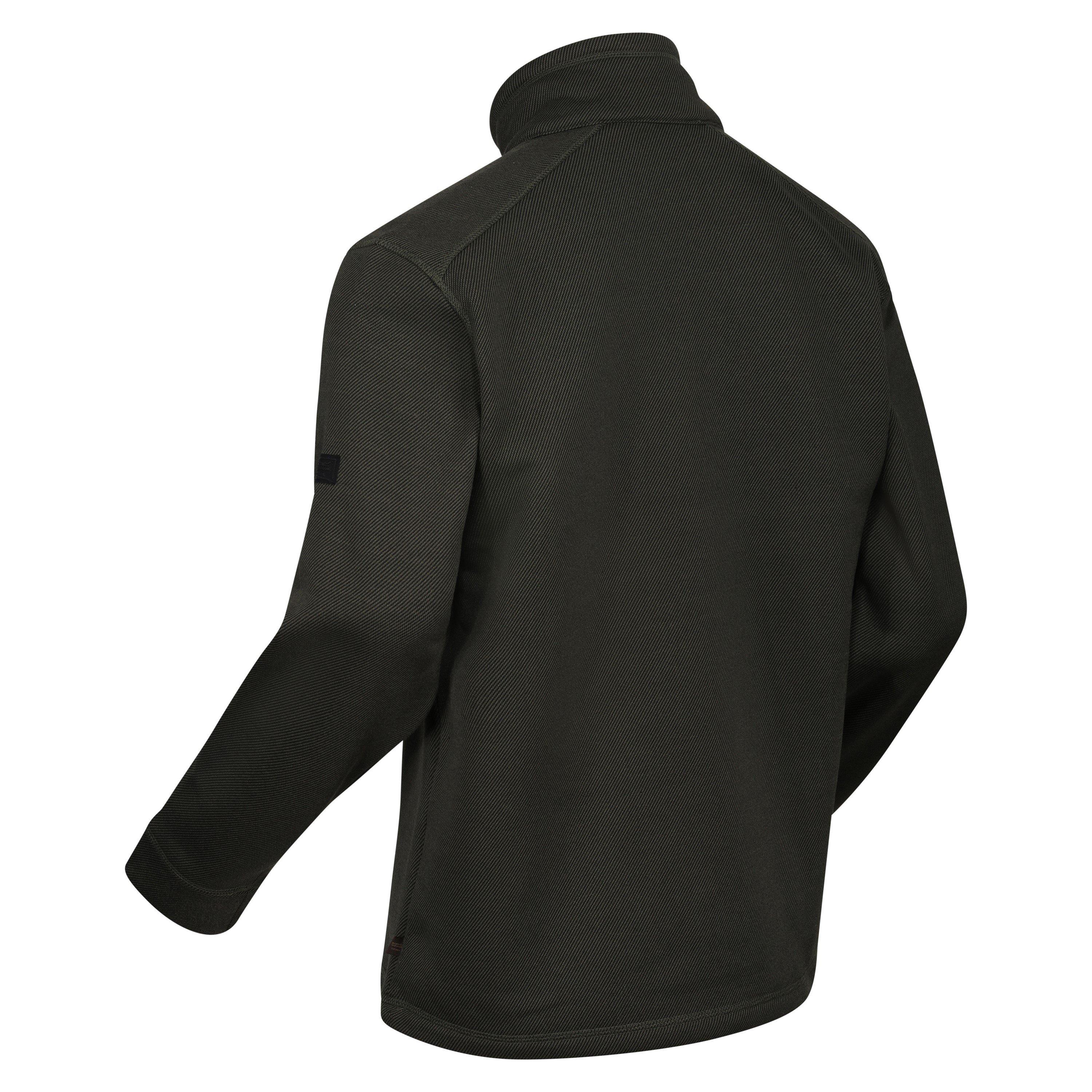 Kaki foncé - Regatta - Galador quarter Zip Fleece Fabric - 2