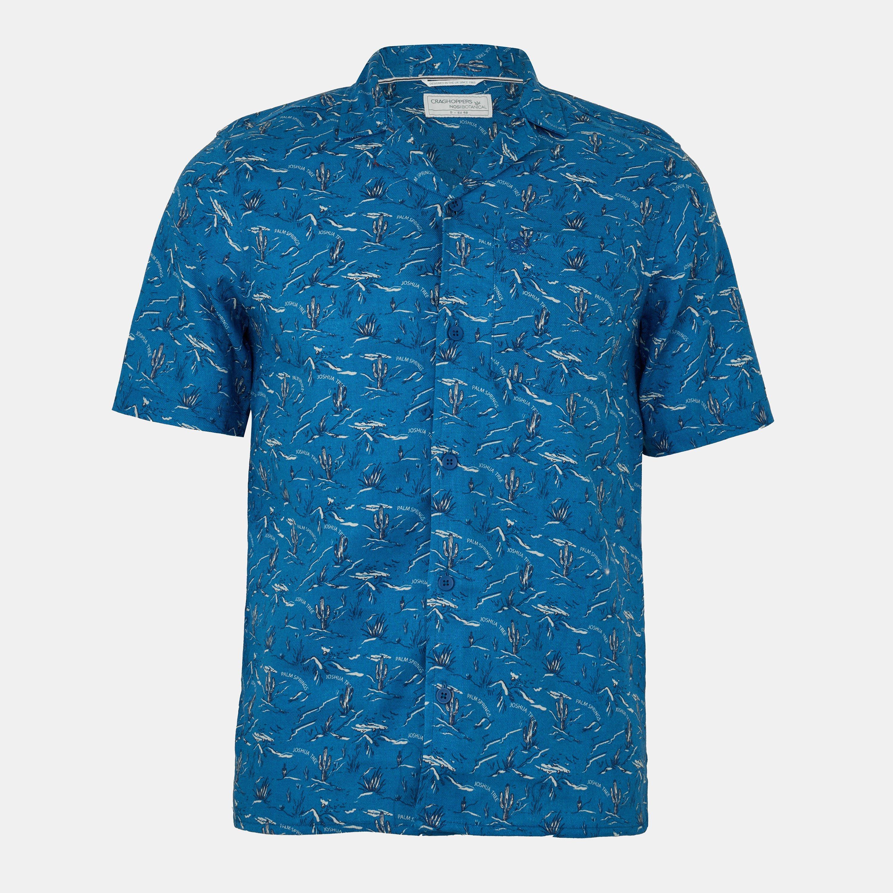 PosdnBlu Prt - Craghoppers - Men's Crag Hula Short-Sleeve Shirt - 1