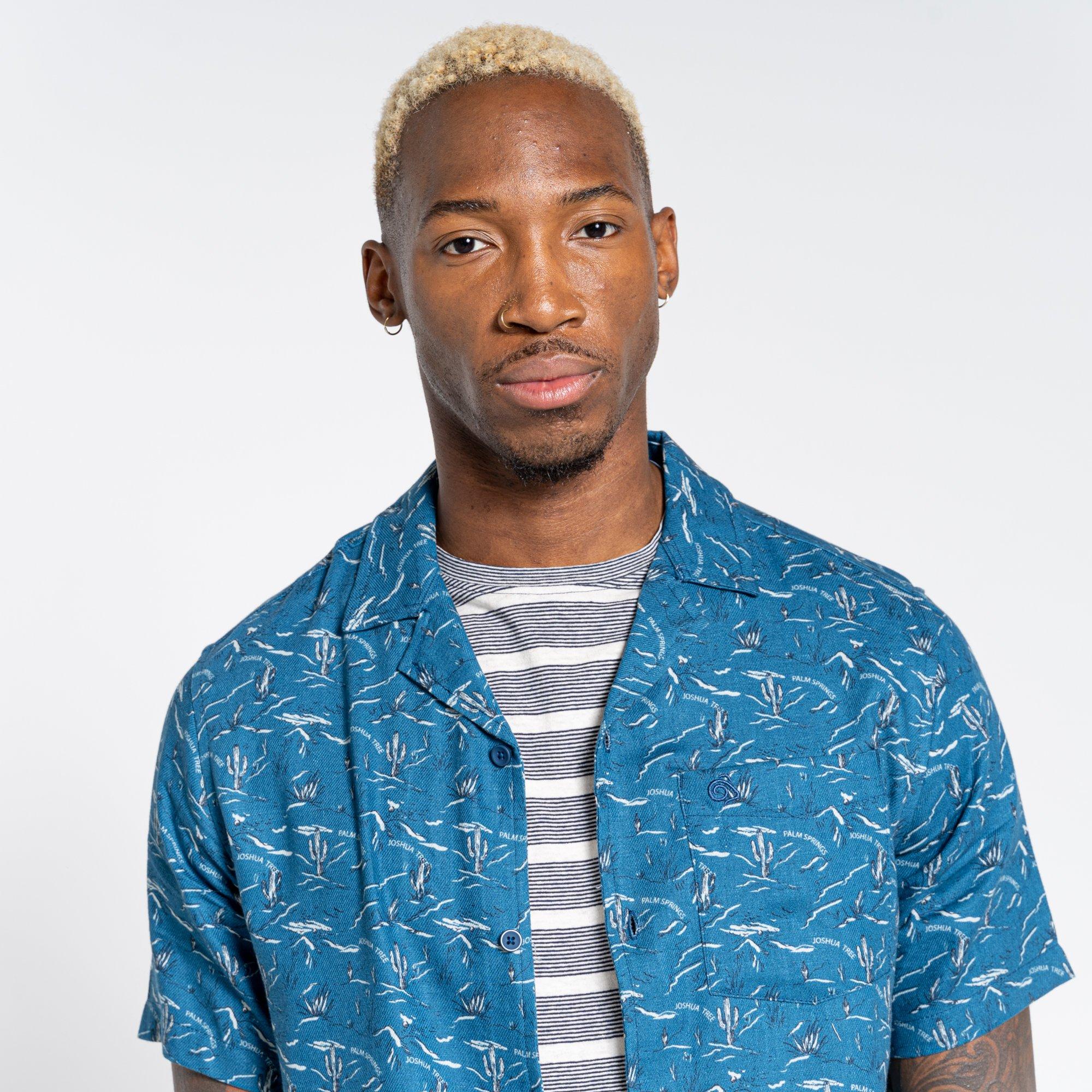 PosdnBlu Prt - Craghoppers - Men's Crag Hula Short-Sleeve Shirt - 4