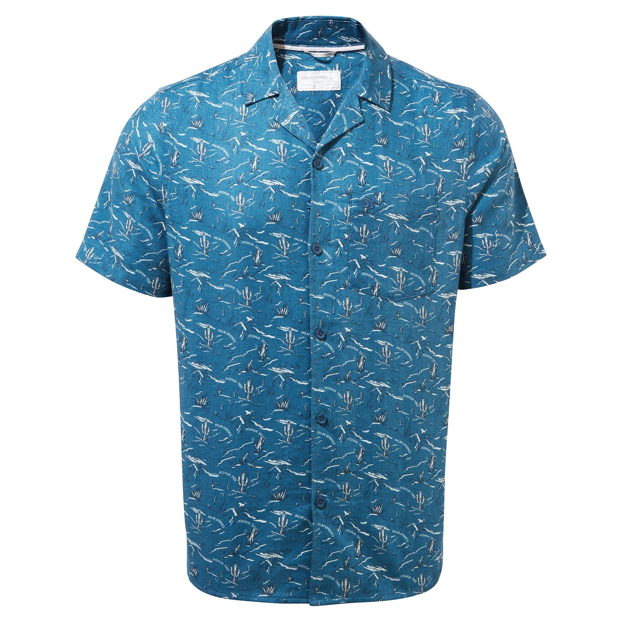 PosdnBlu Prt - Craghoppers - Men's Crag Hula Short-Sleeve Shirt - 7