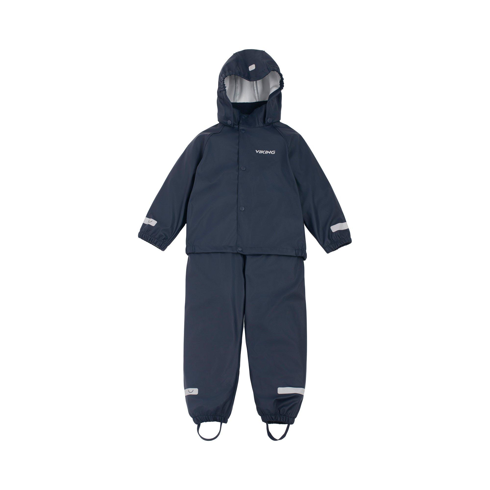 Navy - Viking - Kids' Indie RainSet Anorak - 1