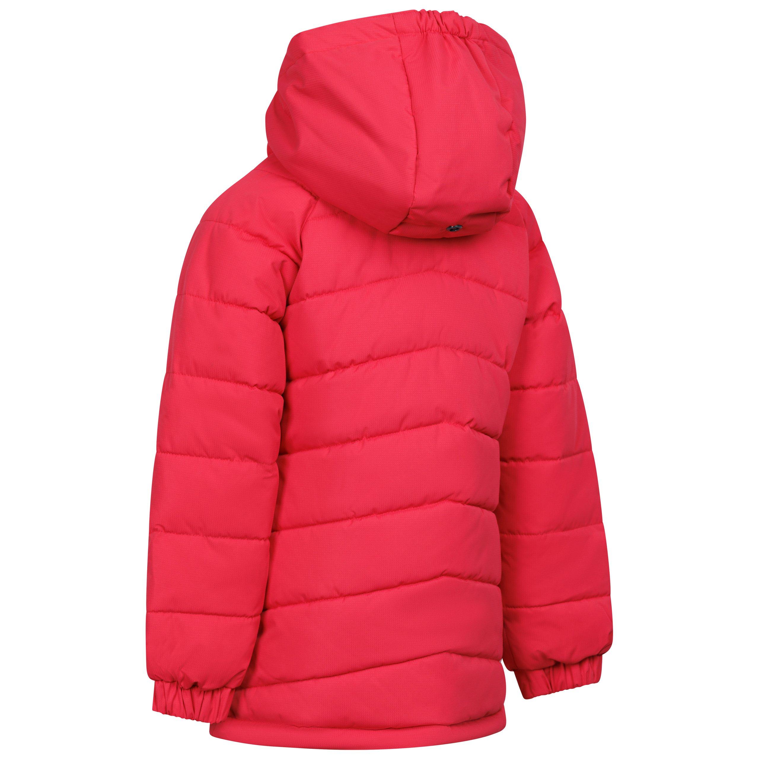 Strawberry - Trespass - Kids' Amira Insulated Lightweight Puffer Jacket - 3