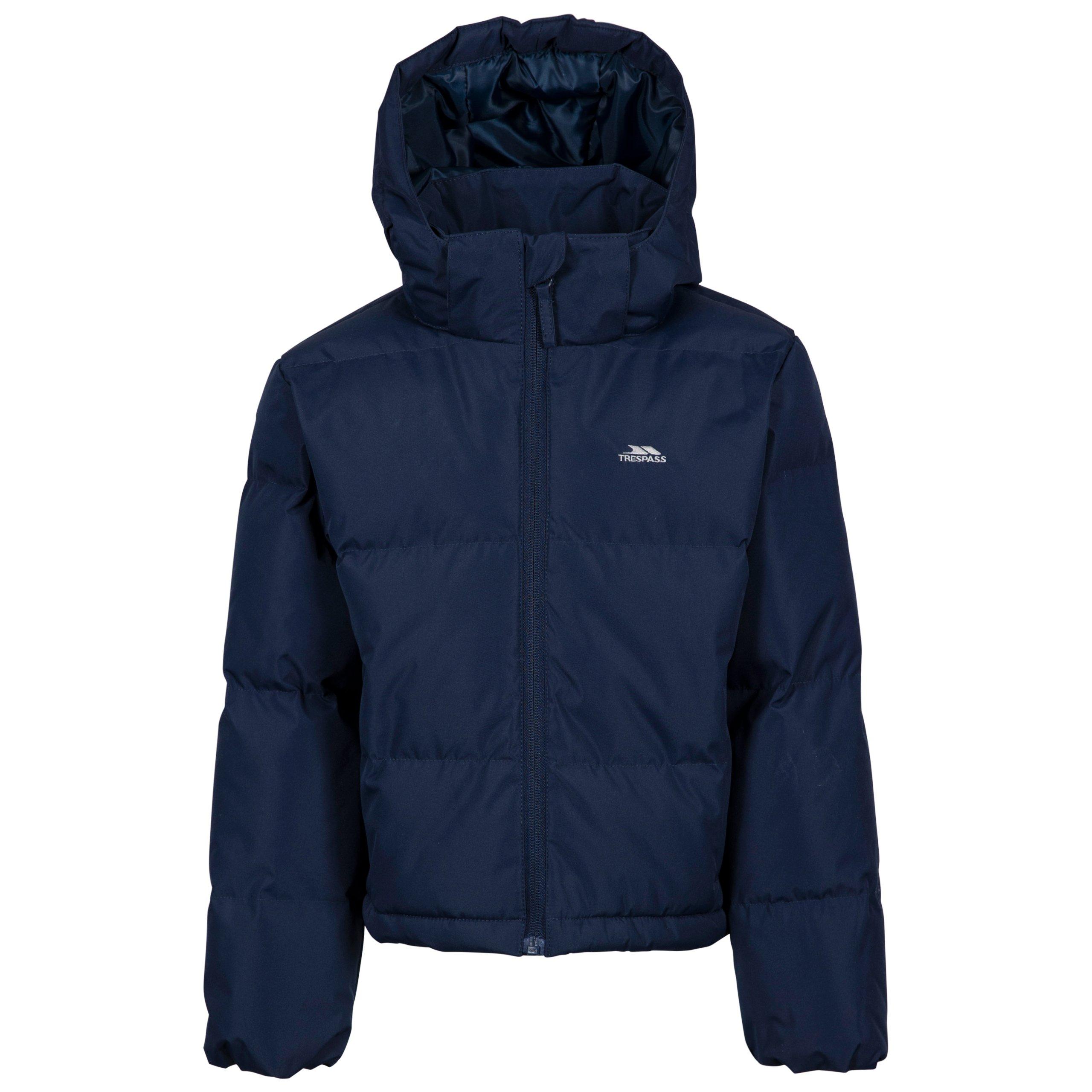 Trespass Girls Kids' Missie Insulated Lightweight Puffer Jacket - Navy - 3-4 Yrs