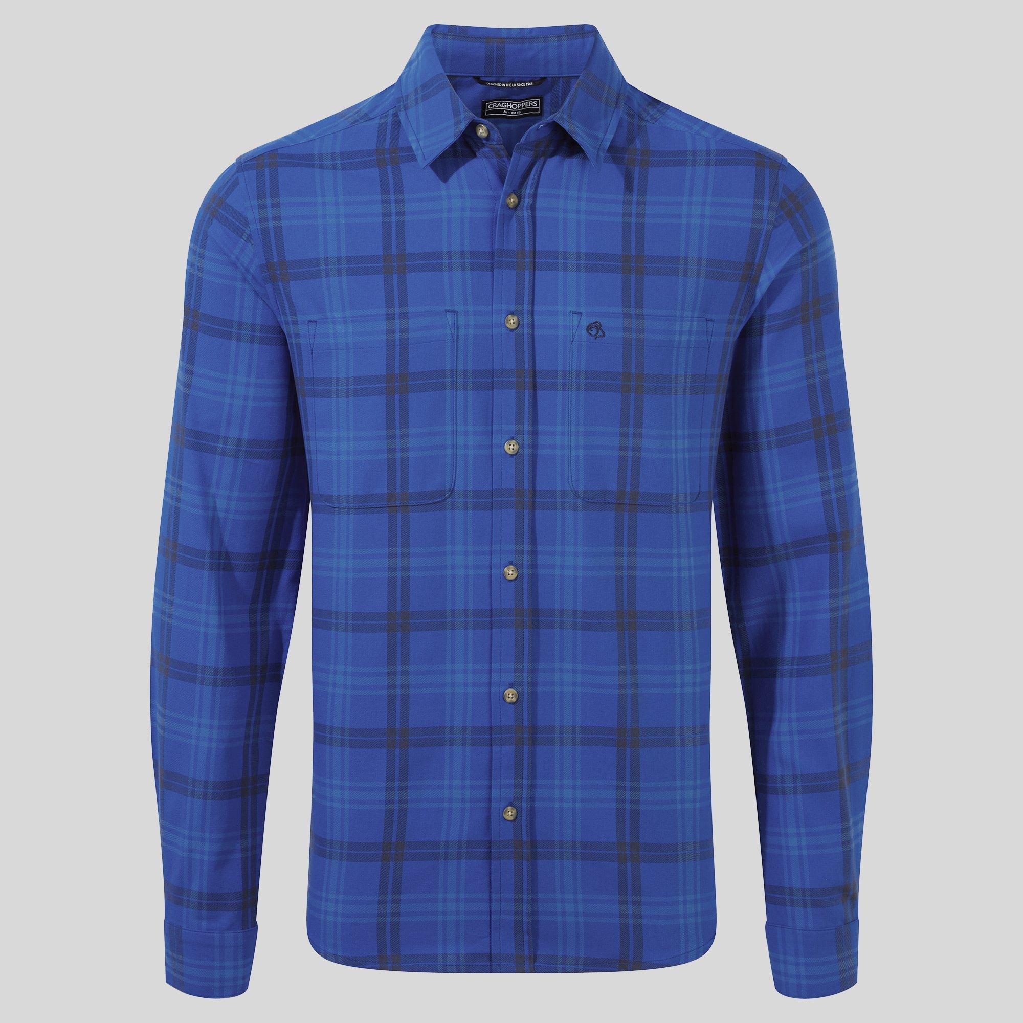 BoltBlue CHK - Craghoppers - Crag Lonbard LS Shrt Sn99 - 2