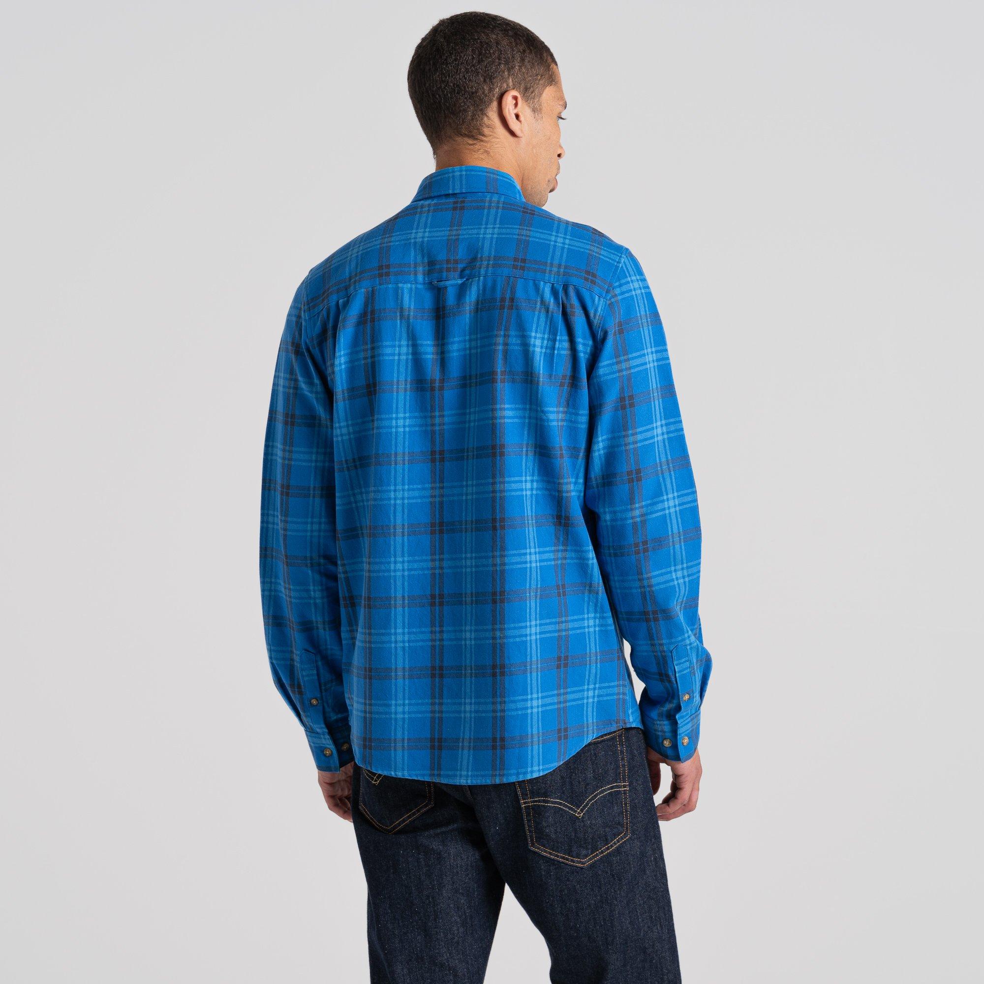 BoltBlue CHK - Craghoppers - Crag Lonbard LS Shrt Sn99 - 3