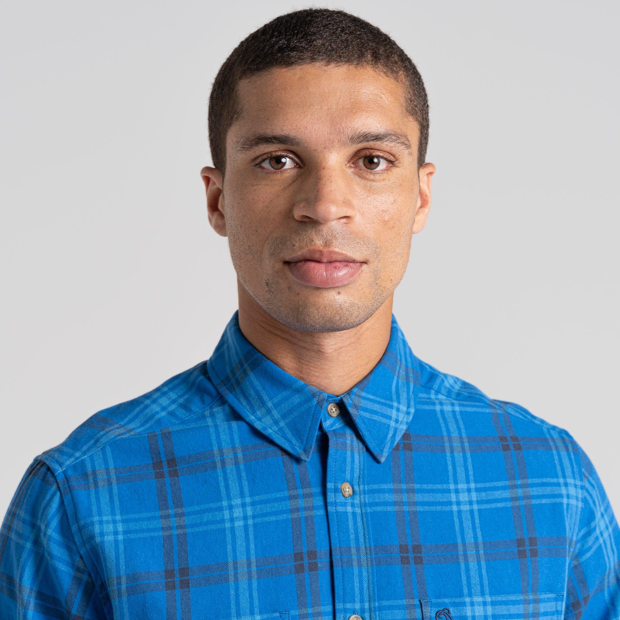 BoltBlue CHK - Craghoppers - Crag Lonbard LS Shrt Sn99 - 6