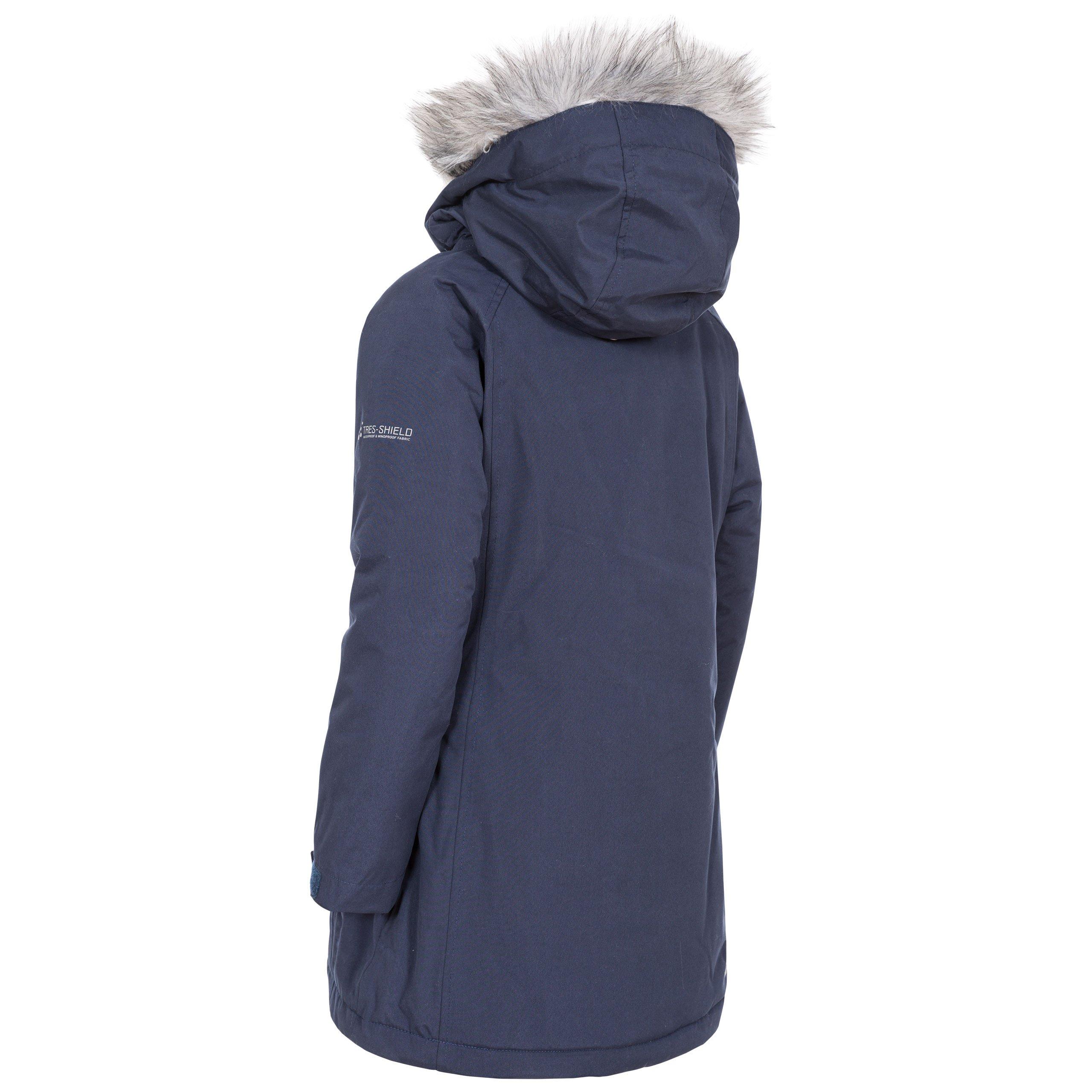 Navy - Trespass - Kids' Fame Waterproof Parka - 9