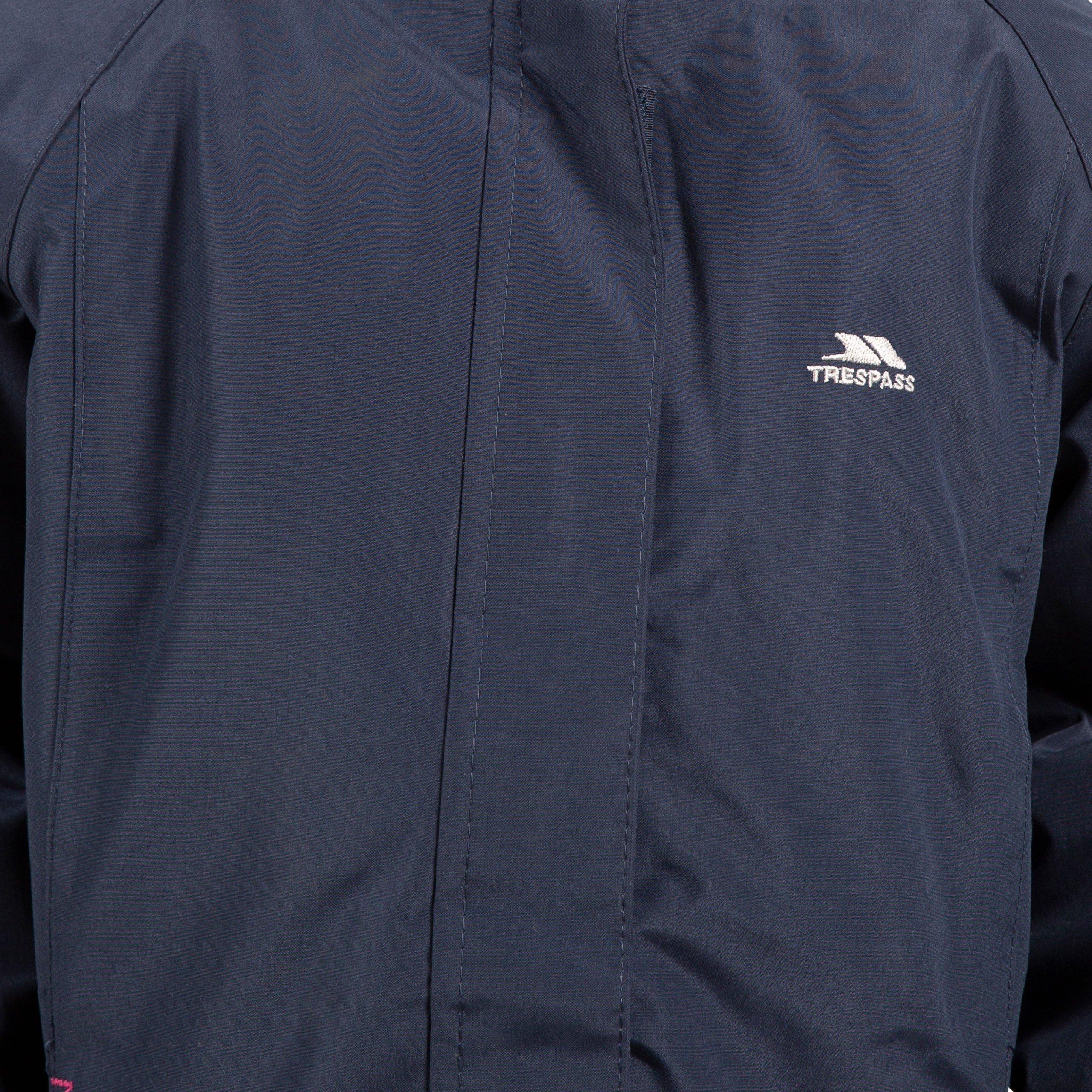 Navy - Trespass - Kids' Fame Waterproof Parka - 10