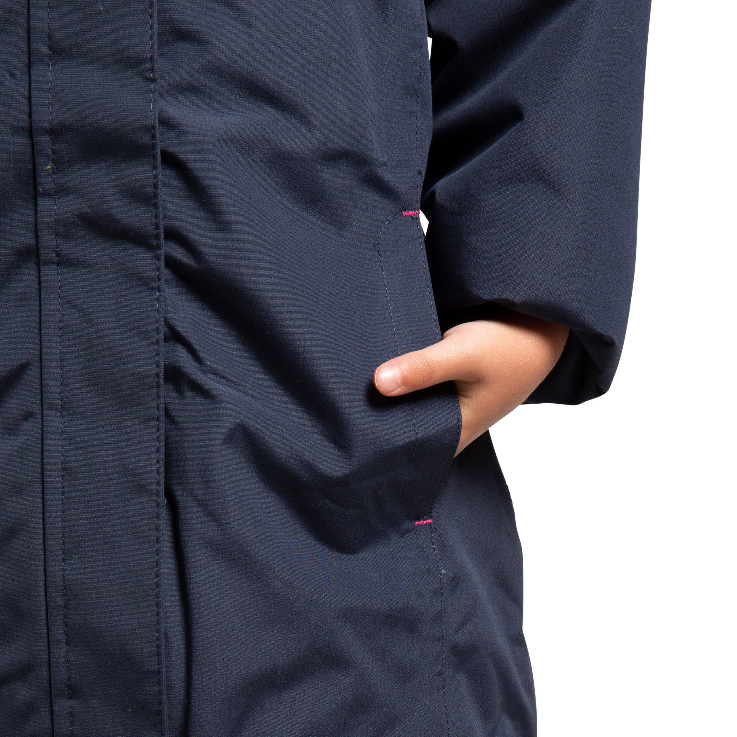 Navy - Trespass - Kids' Fame Waterproof Parka - 11