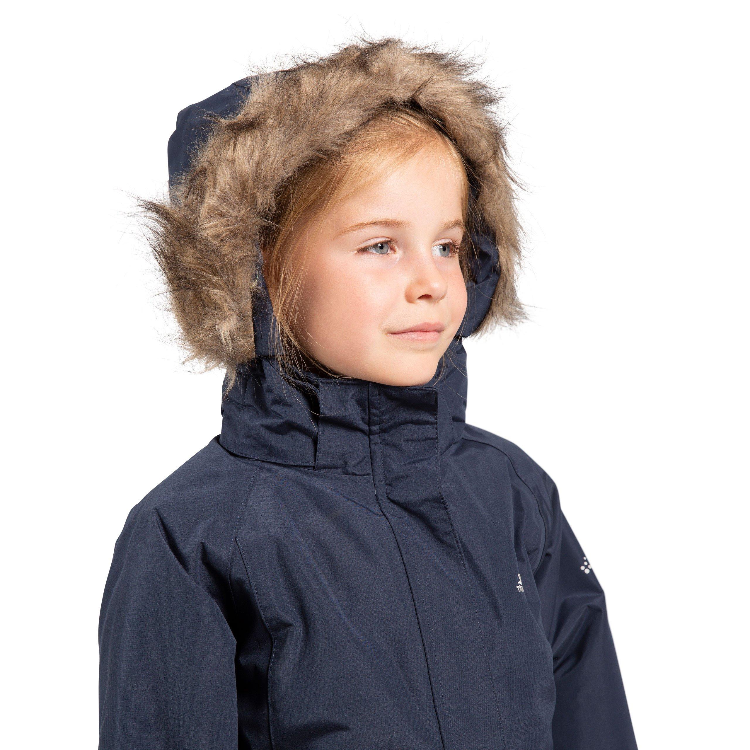Navy - Trespass - Kids' Fame Waterproof Parka - 4
