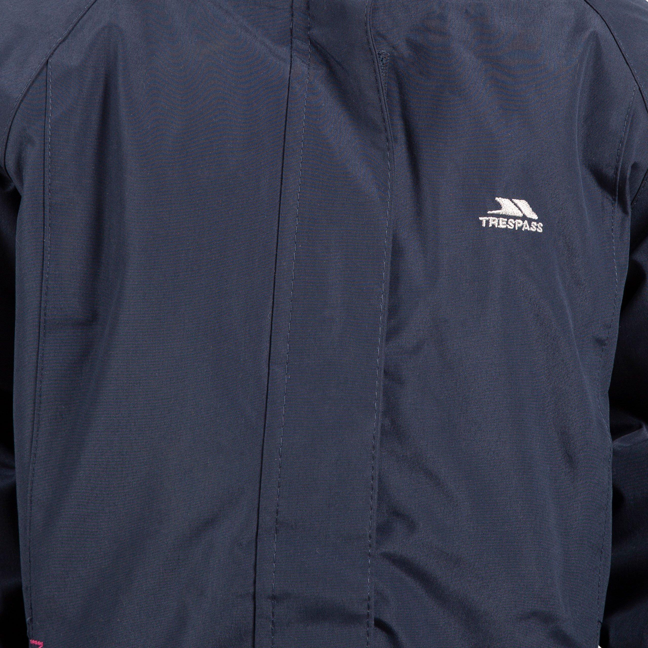 Navy - Trespass - Kids' Fame Waterproof Parka - 5