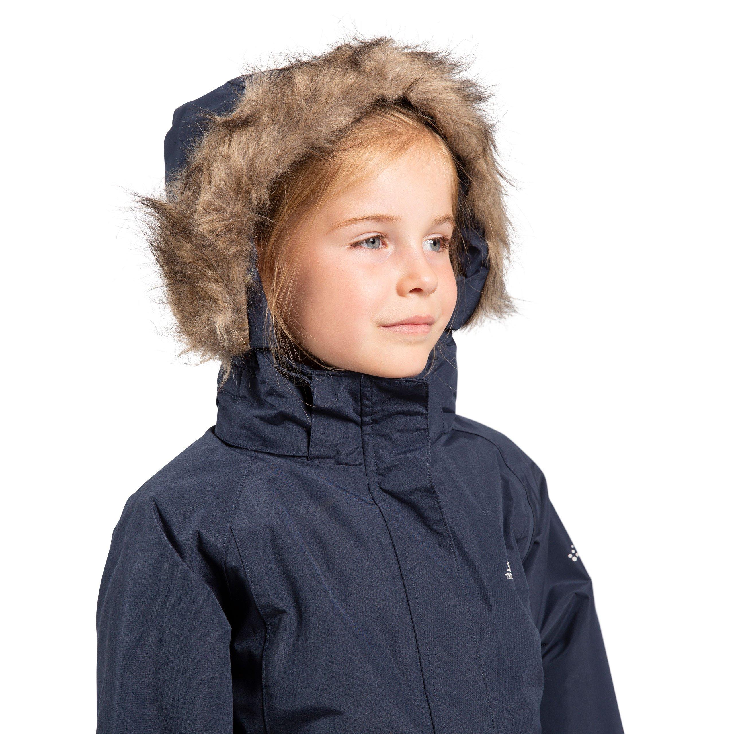 Navy - Trespass - Kids' Fame Waterproof Parka - 7