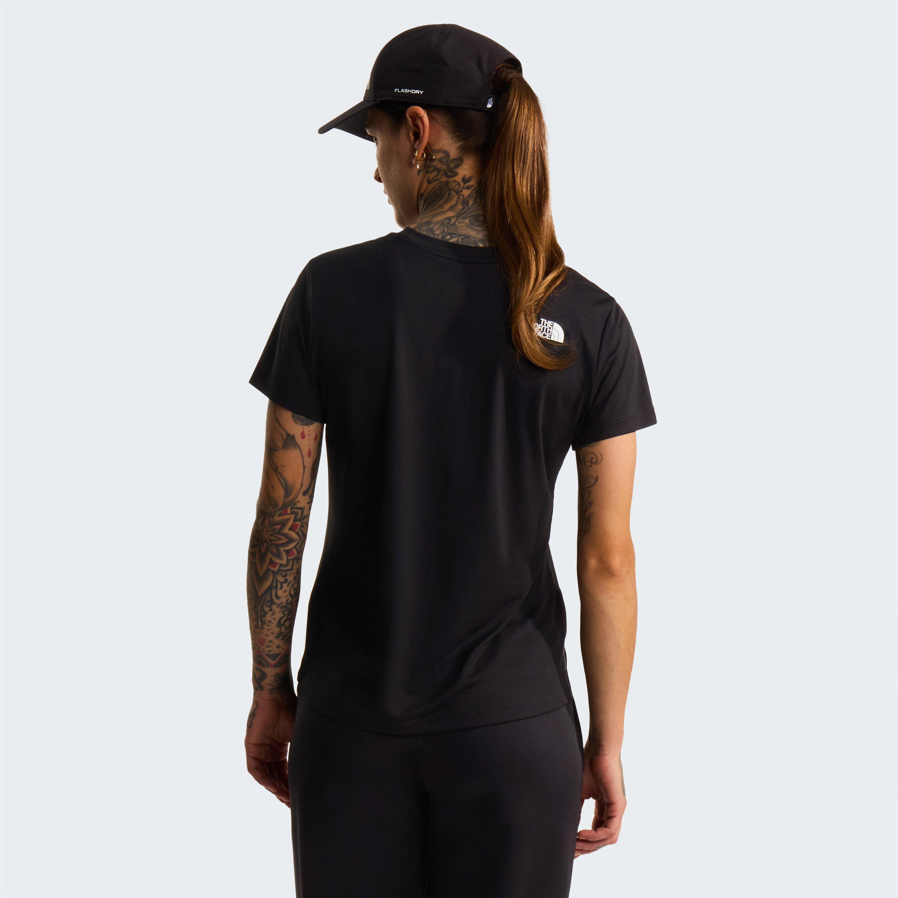 Black - The North Face - Womens TNF Flex Regular Short-Sleeve Performance T-Shirt - 4