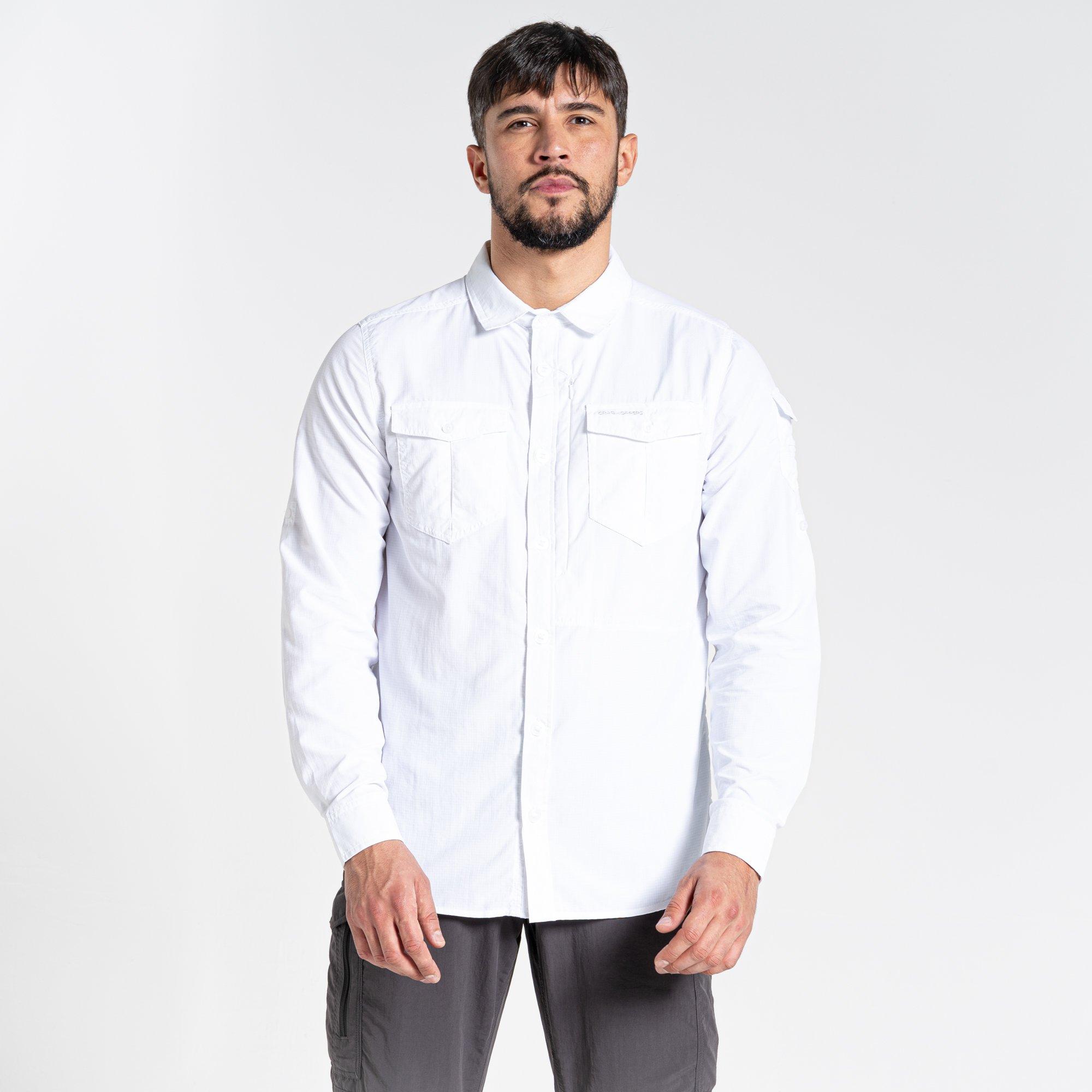 Blanco óptico - Craghoppers - Men's Crag Long Sleeve Shirt - 1