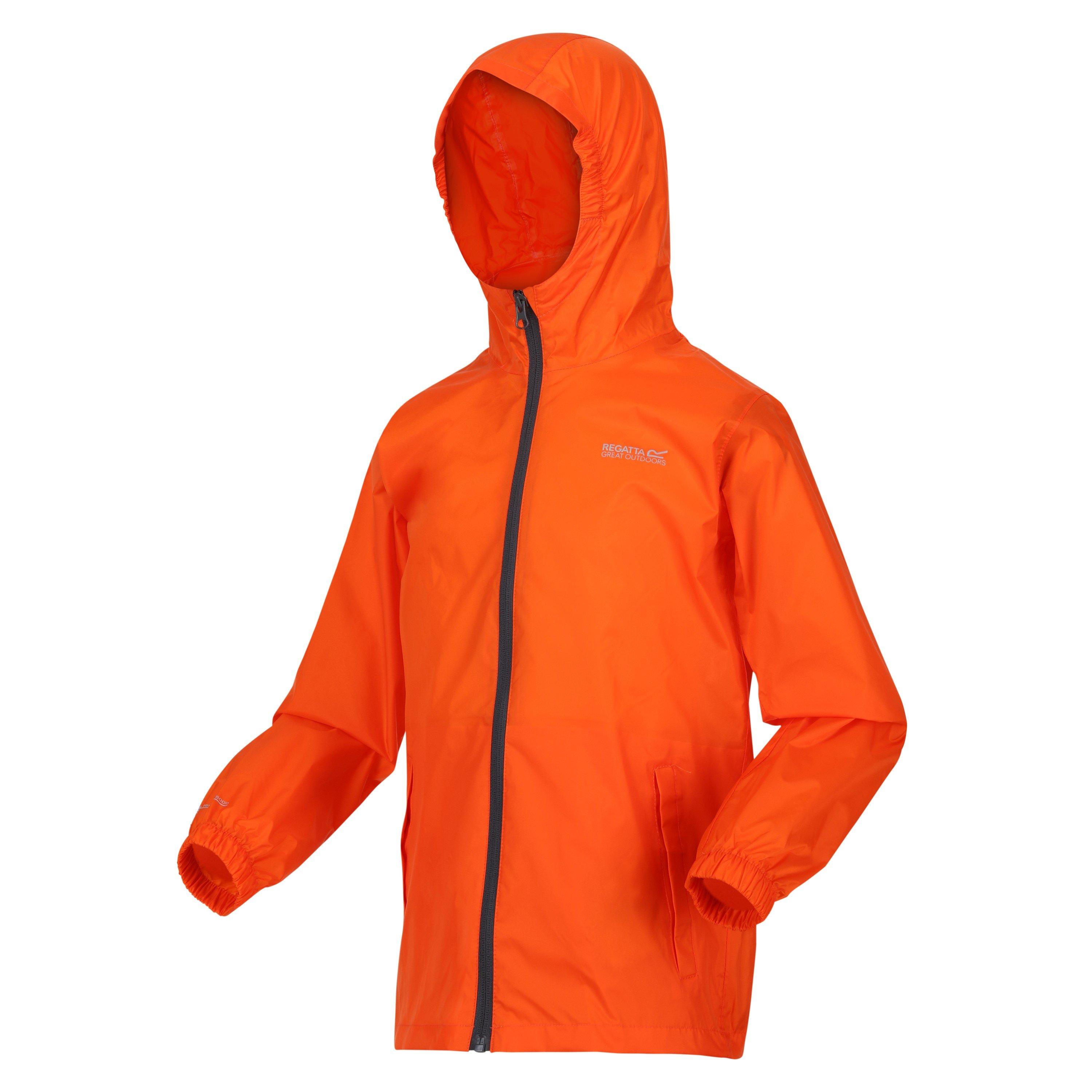 Blaze narančasta - Regatta - Kids' Pack It Waterproof Jacket - 3
