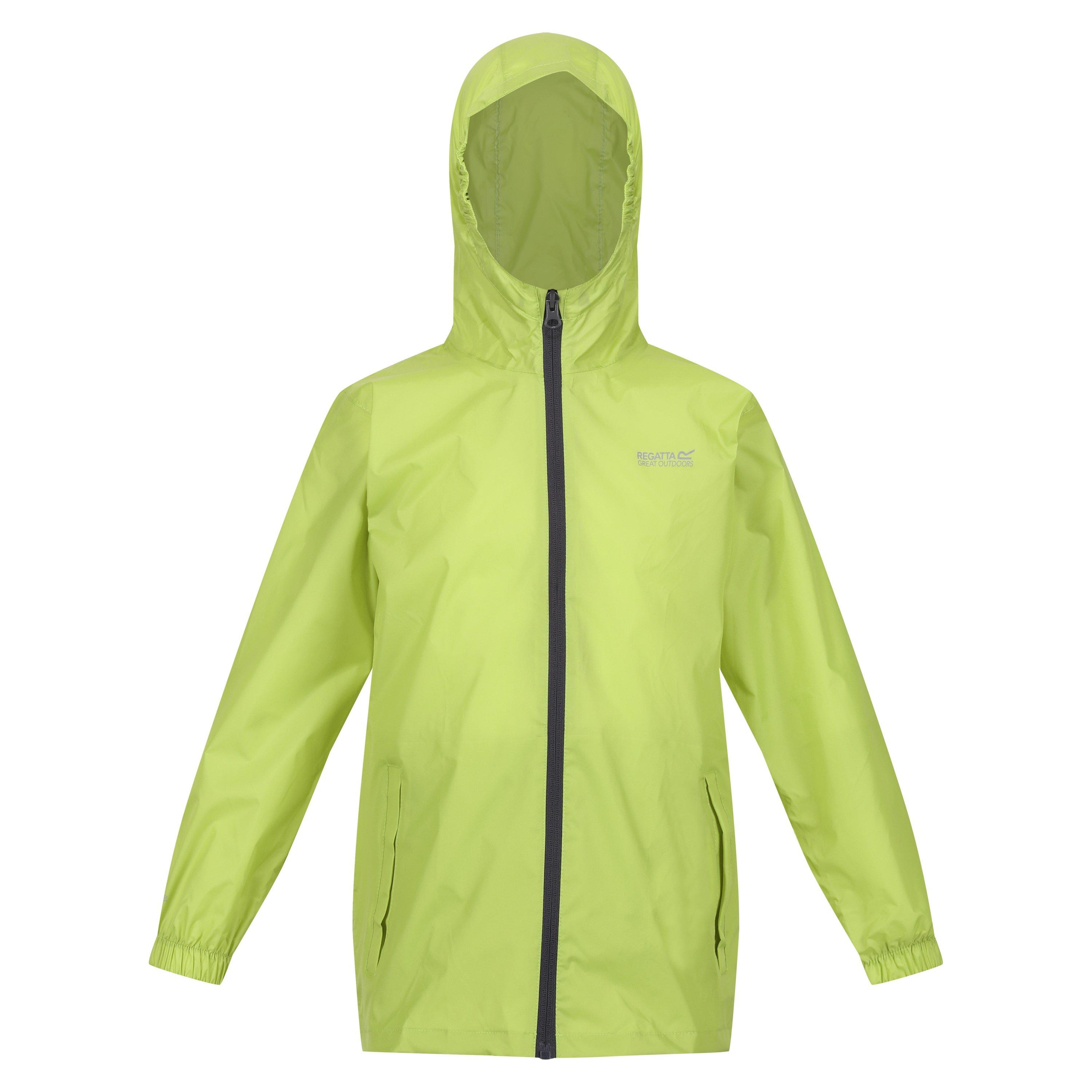 Grüne Algen - Regatta - Unisex Kids' Pack It Packable Waterproof Jacket - 1