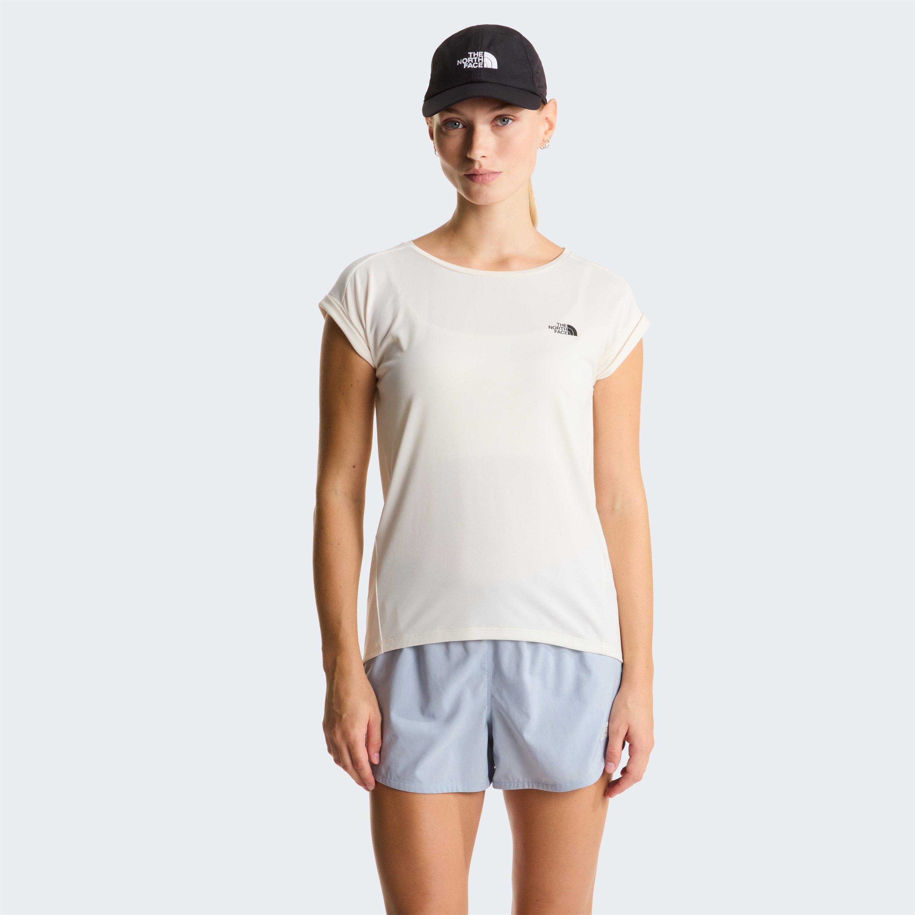 White Dune - The North Face - Womens Short-Sleeve Performance T-Shirt - 3