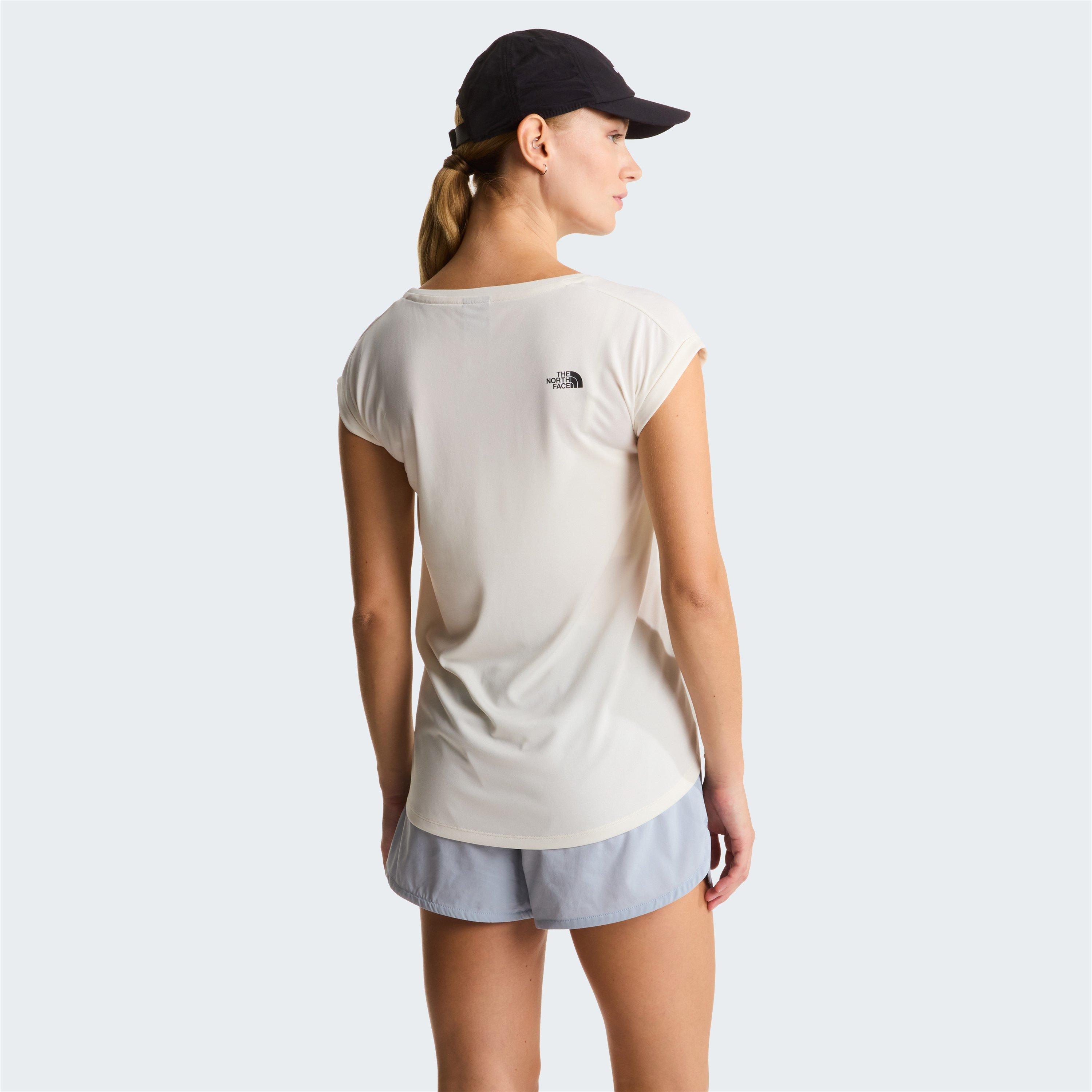 White Dune - The North Face - Womens Short-Sleeve Performance T-Shirt - 4