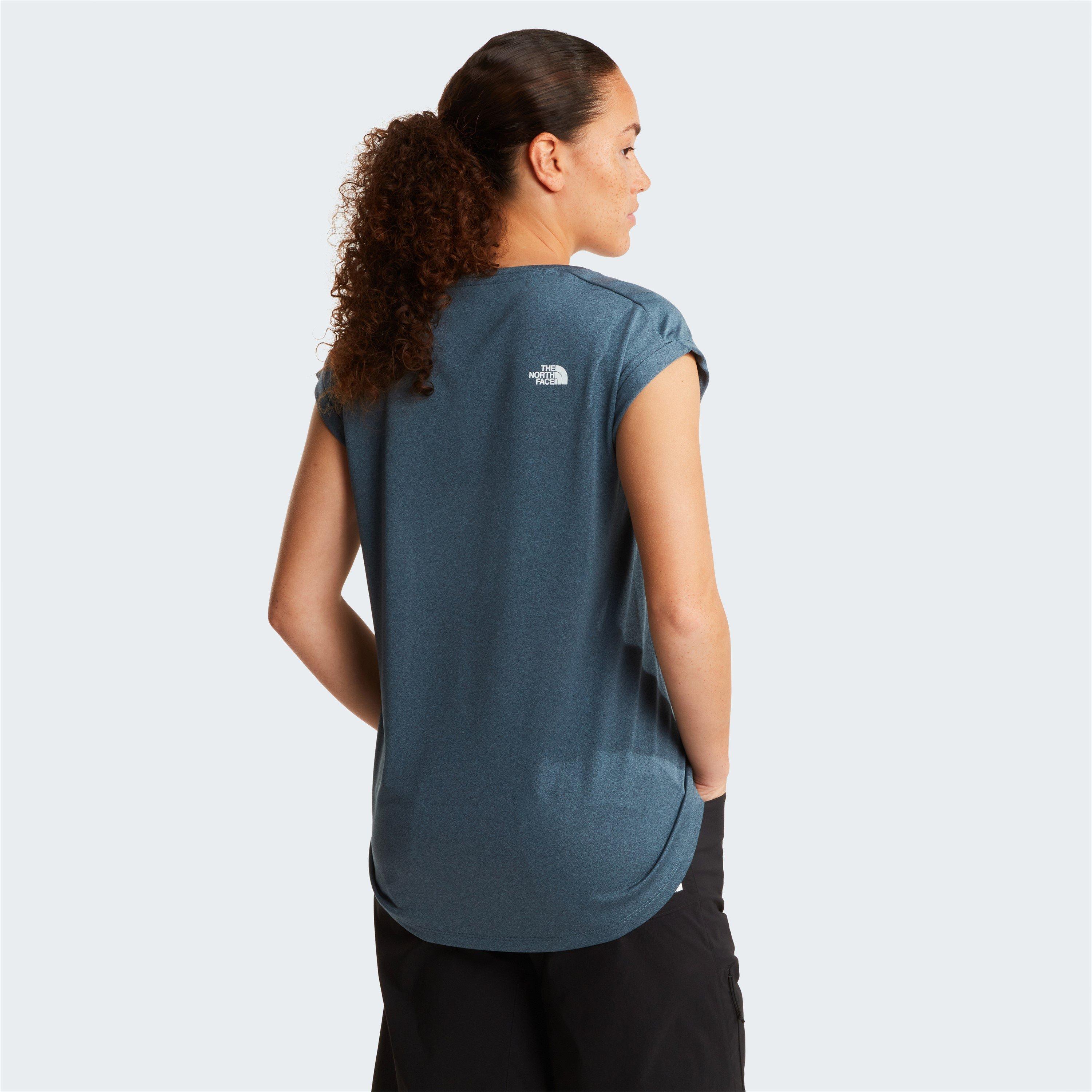 Granite Grey - The North Face - Womens Short-Sleeve Performance T-Shirt - 4