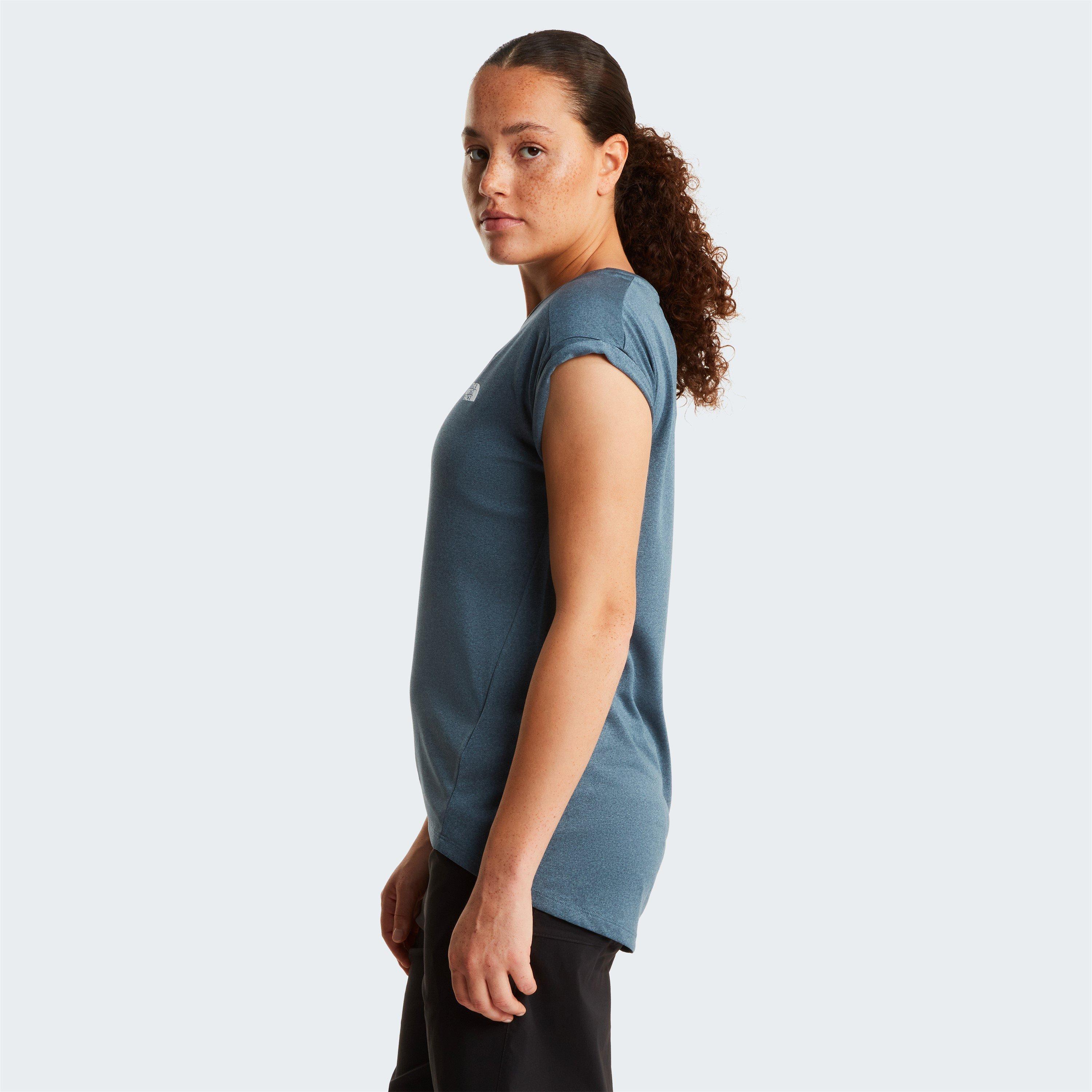 Granite Grey - The North Face - Womens Short-Sleeve Performance T-Shirt - 5