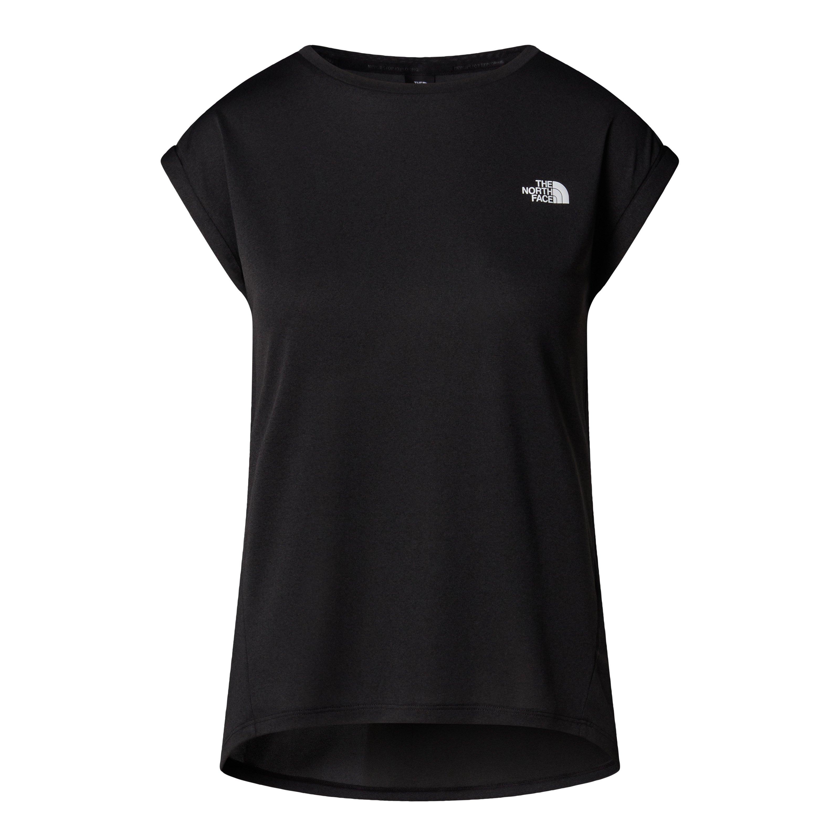 Black L Heather - The North Face - Womens Short-Sleeve Performance T-Shirt - 1