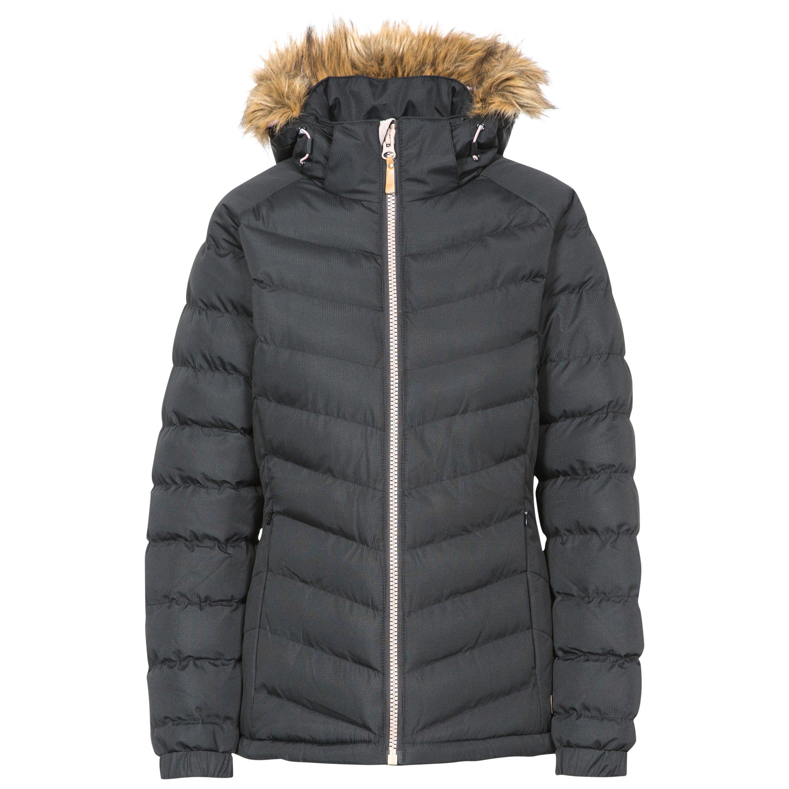 Trespass Women's Padded Insulated Parka - Black - 16 (XL)