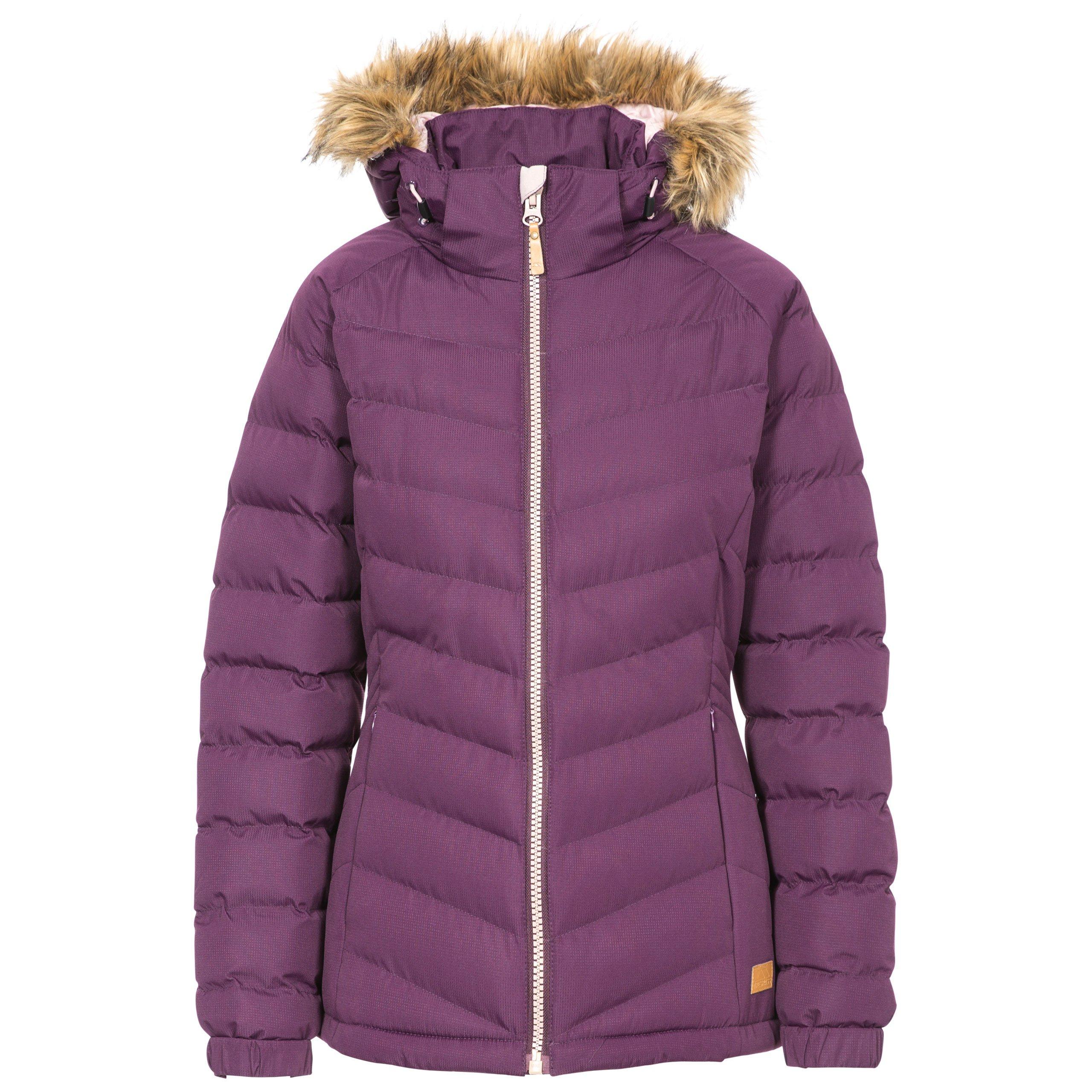 Trespass Women's Padded Insulated Parka - Potent Purple - 8 (XS)