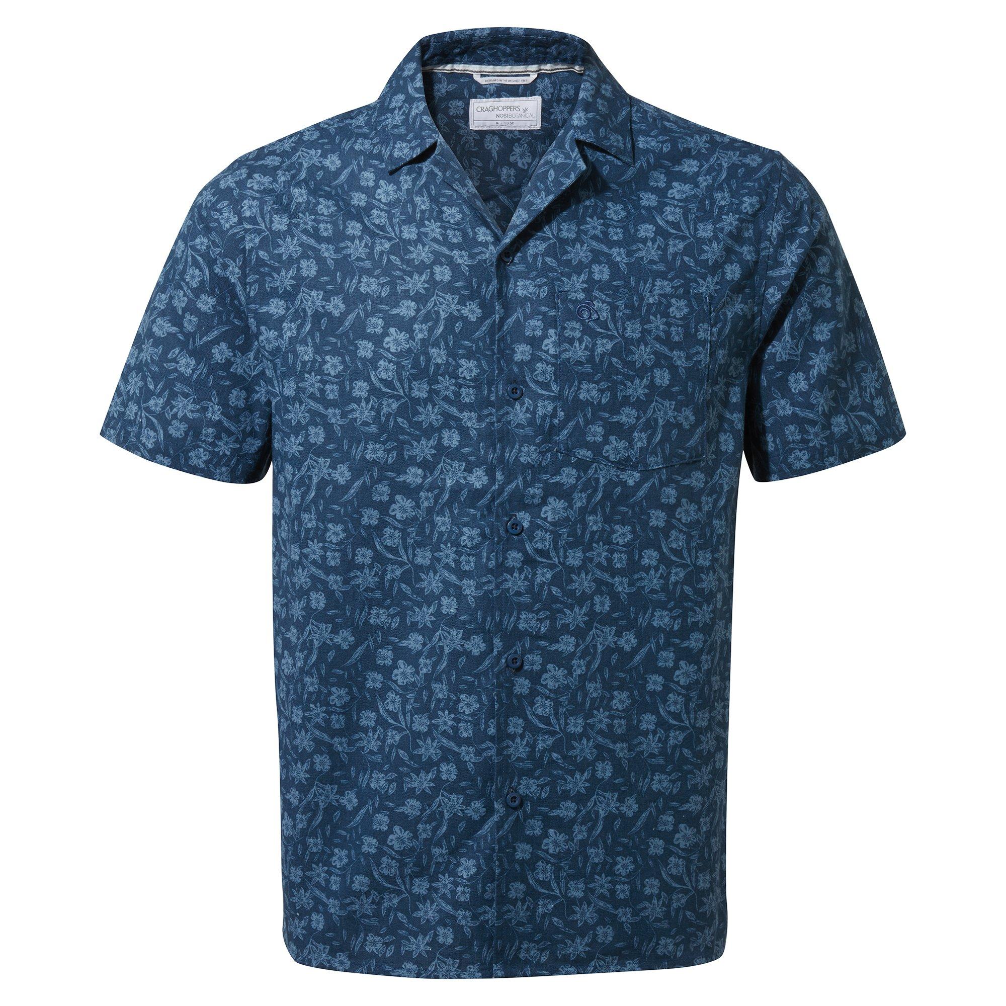 PosdnBlu Prt - Craghoppers - Men's Crag Passport Short-Sleeve Shirt - 2