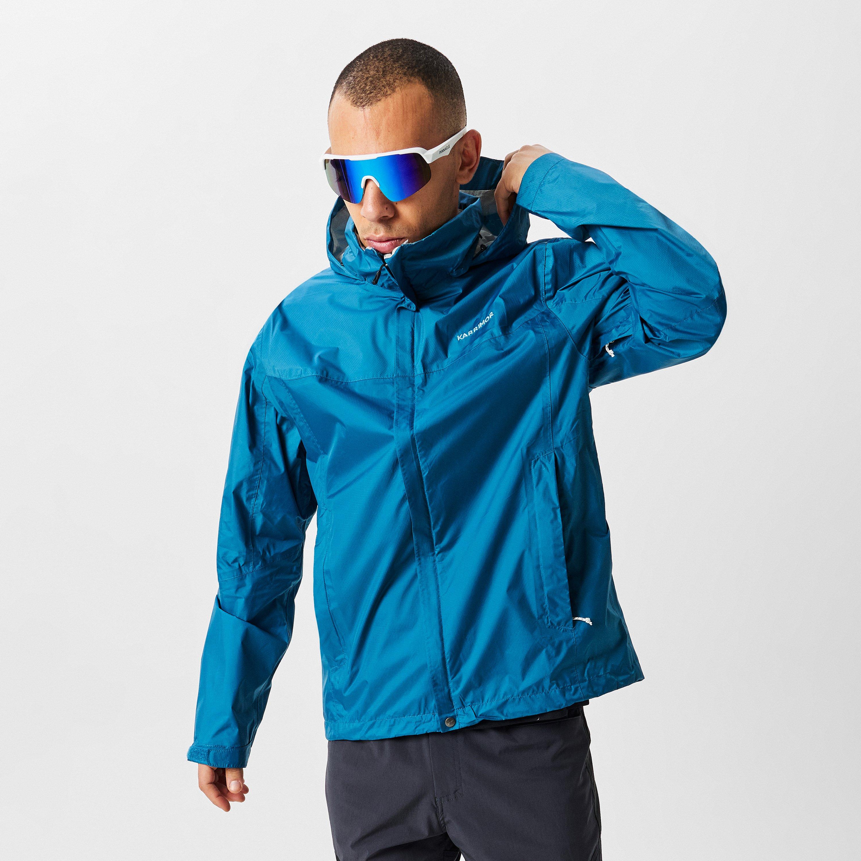 Blue - Karrimor - KARRIMOR Lightweight PFC-Free DWR Packable Waterproof Jacket - 3