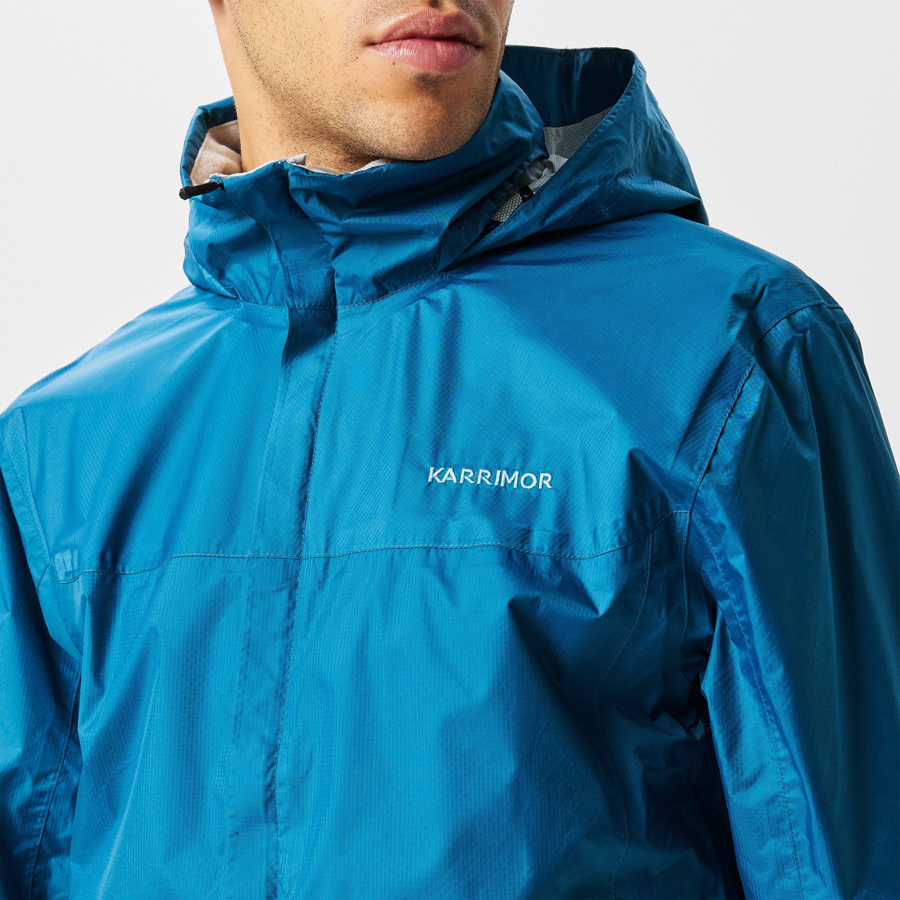 Blue - Karrimor - KARRIMOR Lightweight PFC-Free DWR Packable Waterproof Jacket - 5