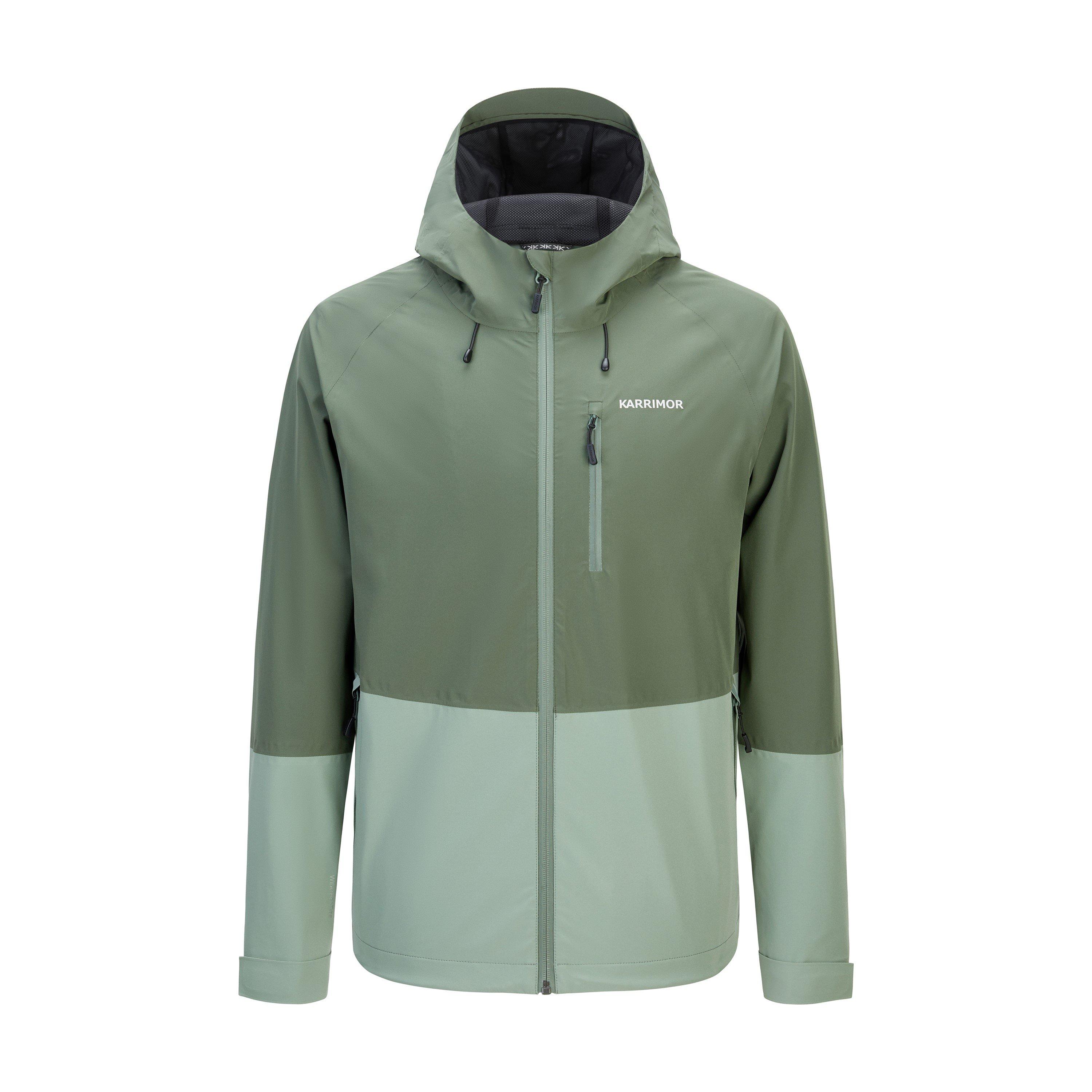 Green - Karrimor - Men's Argon Windproof Full Zip Waterproof Jacket - 1