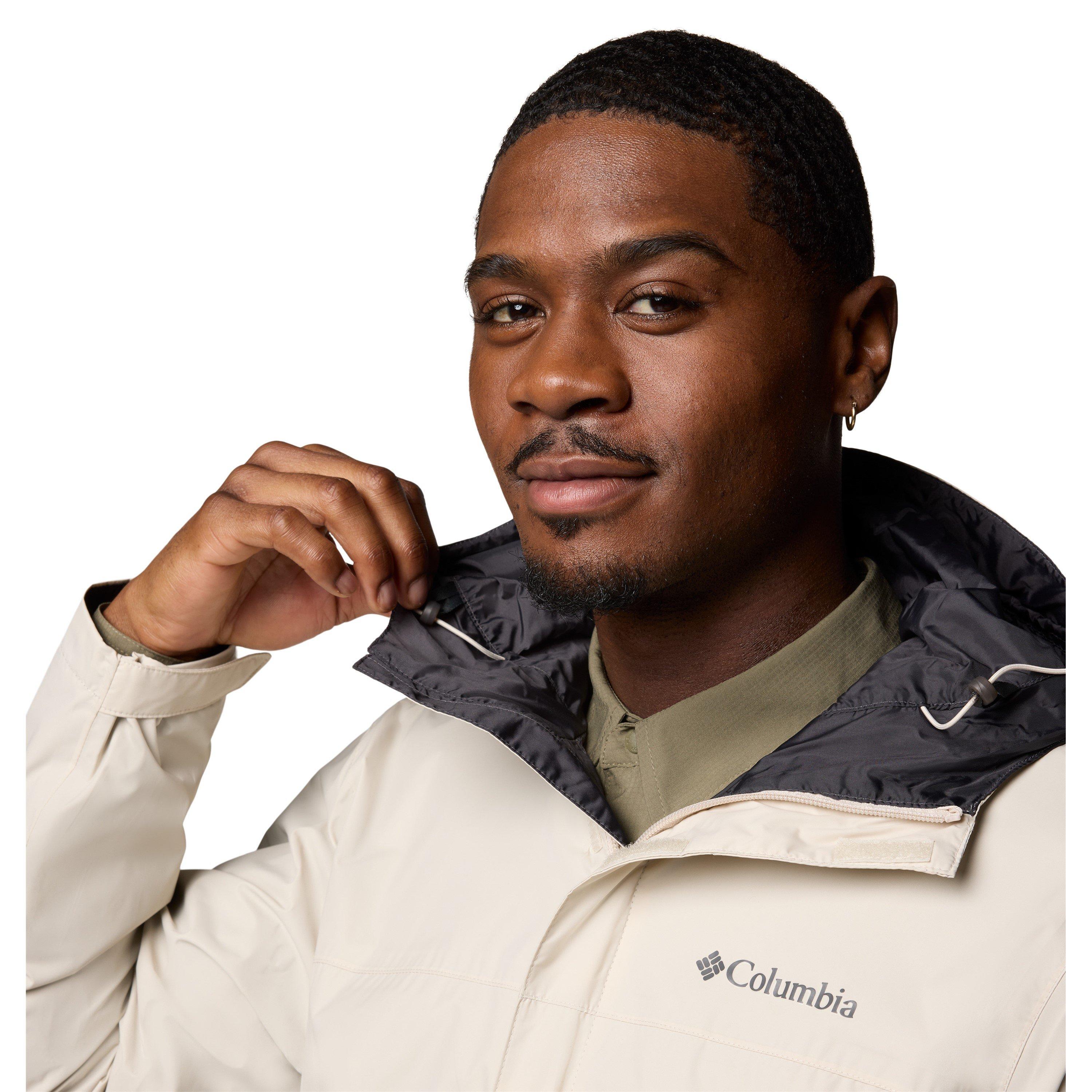 Beige - Columbia - Men's Watertight II Packable Seam Sealed Waterproof Jacket - 7