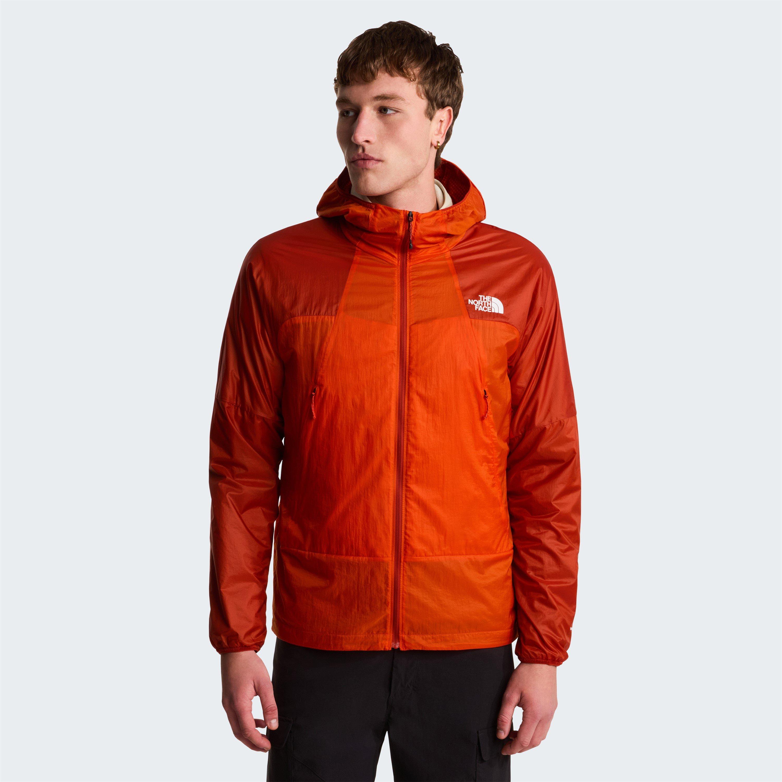 Lava Red - The North Face - Ridgelite FUTUREFLEECE™ Wind Jacket Mens - 3
