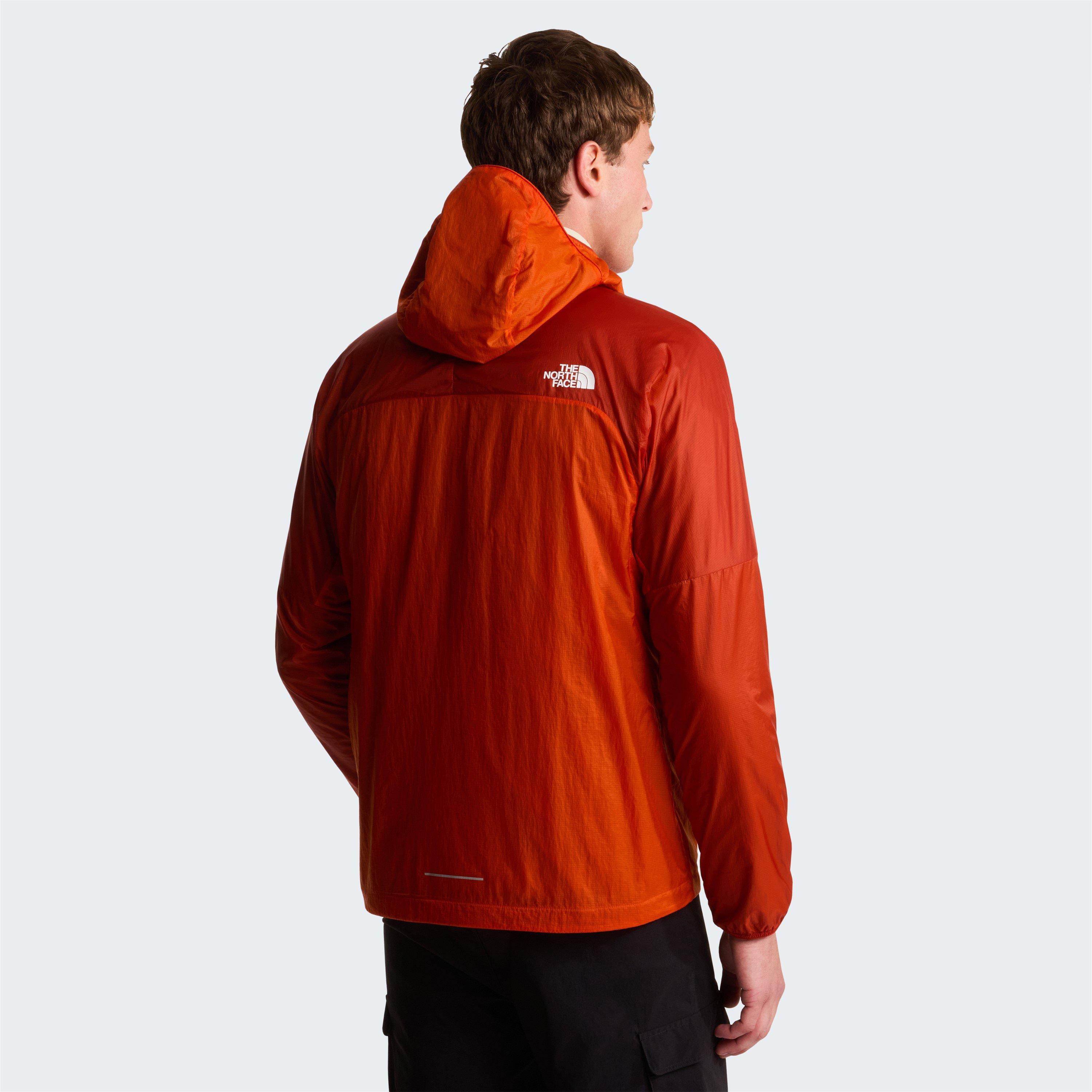 Lava Red - The North Face - Ridgelite FUTUREFLEECE™ Wind Jacket Mens - 4
