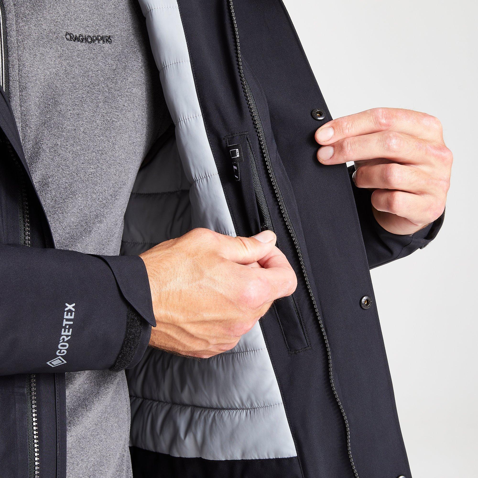 Black - Craghoppers - Men's Crag Talo Therm Thermal Waterproof Jacket - 5