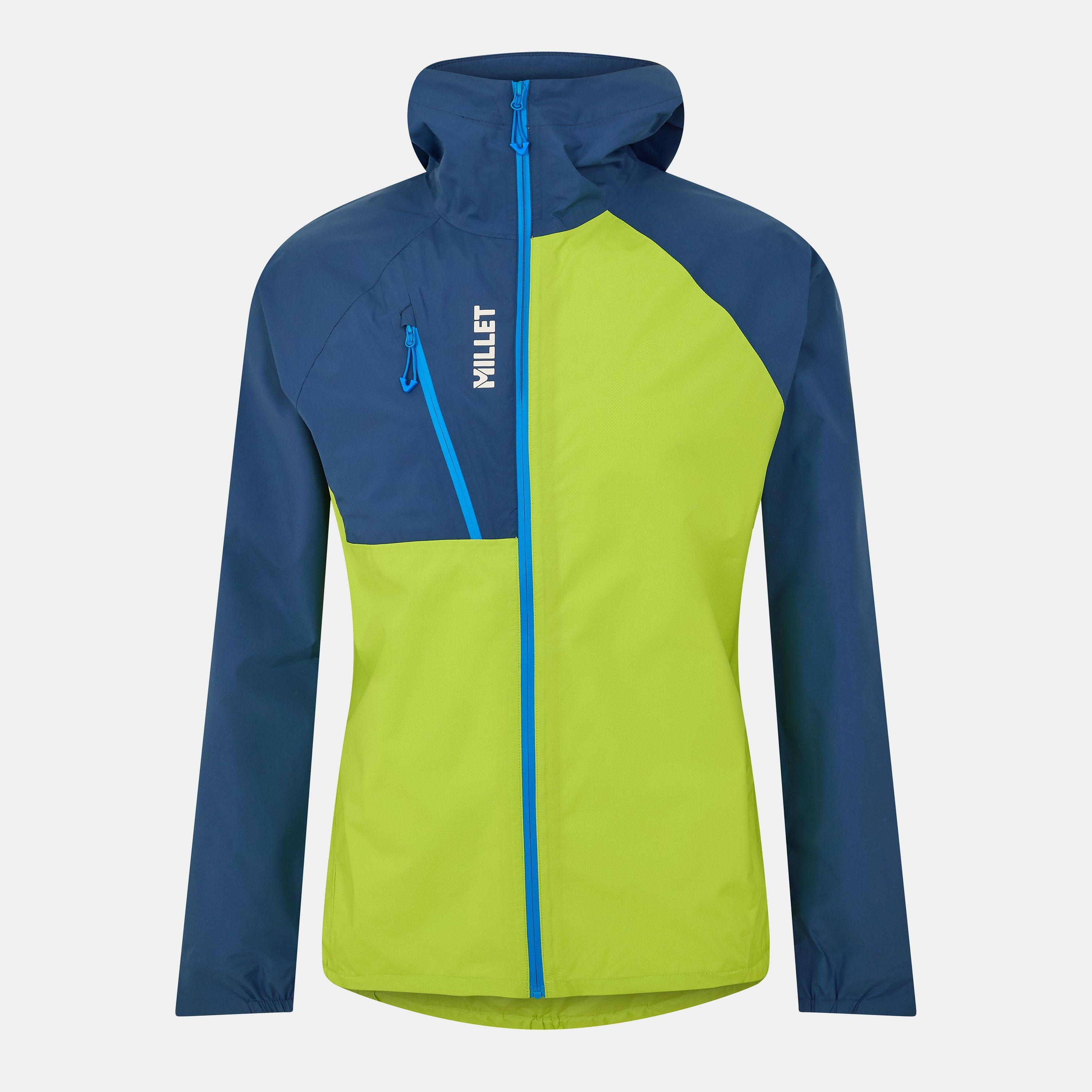 Blue/Green - Millet - Men's Intense Waterproof Technical Shell Jacket - 1